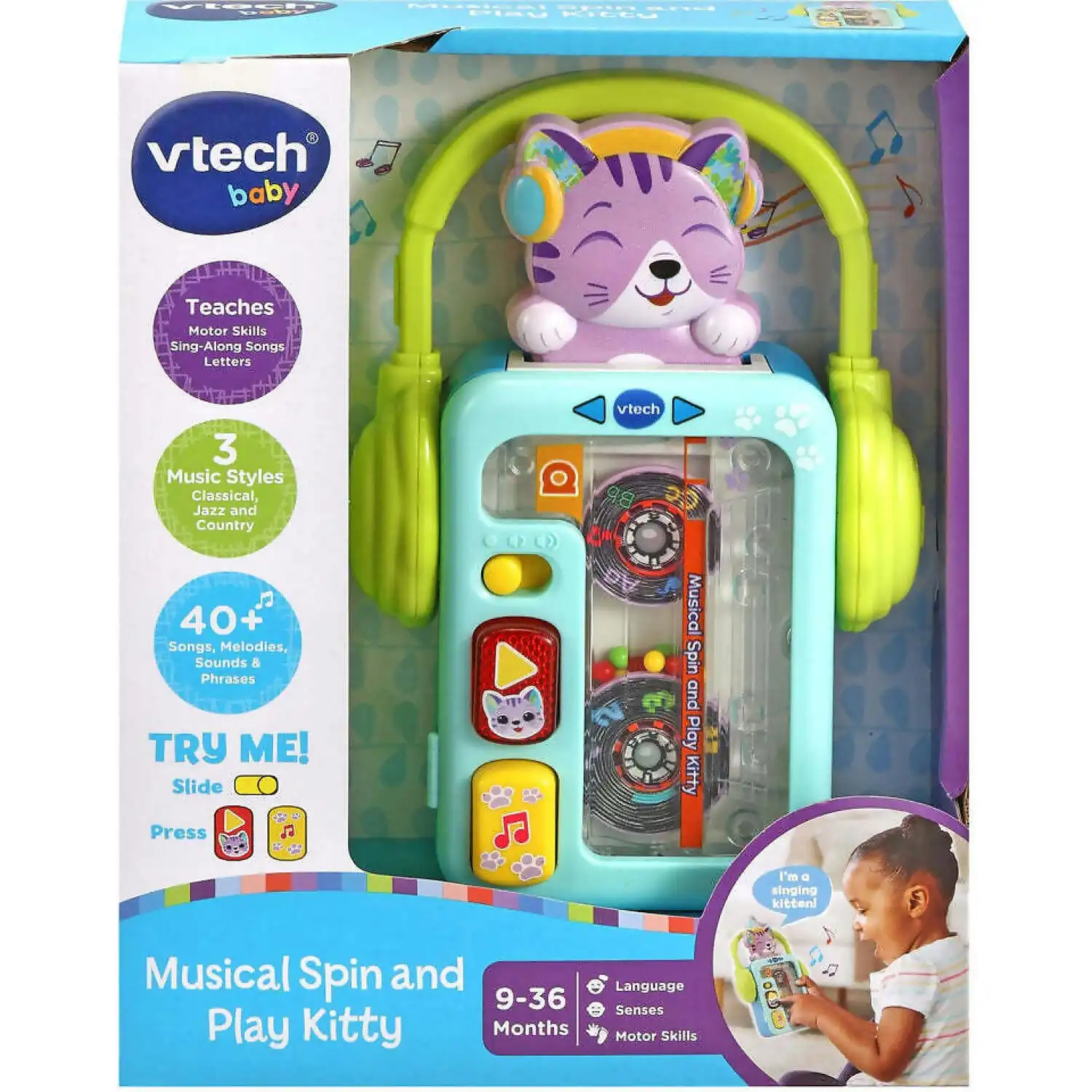 VTech - Musical Spin & Play Kitty
