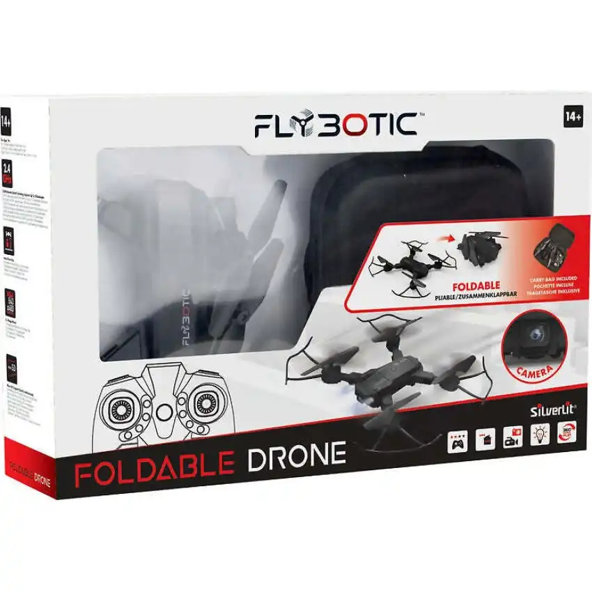 Silverlit - Flybotic Rc Foldable Drone Black