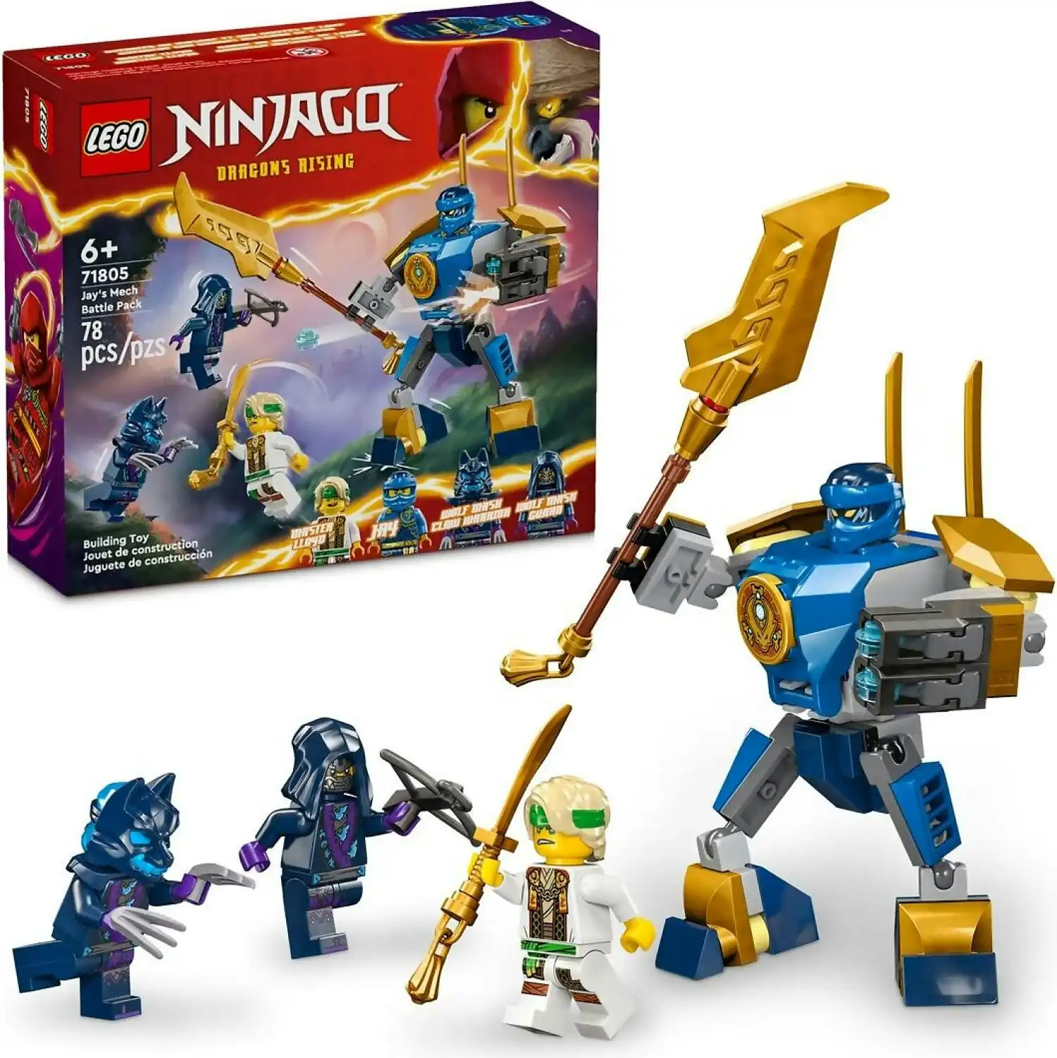 LEGO 71805 Jay's Mech Battle Pack - Ninjago