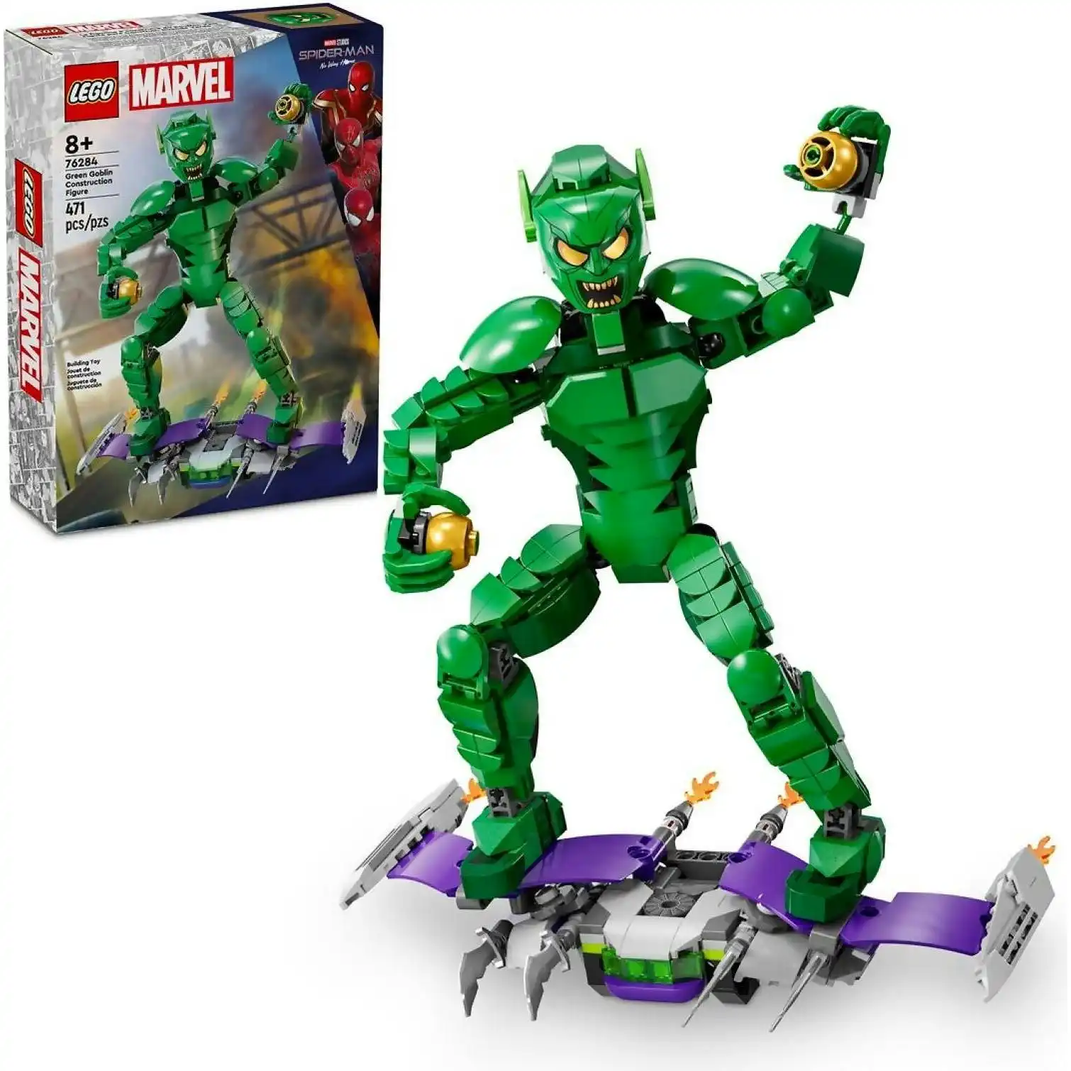 LEGO 76284 Green Goblin Construction Figure - Marvel Super Heroes
