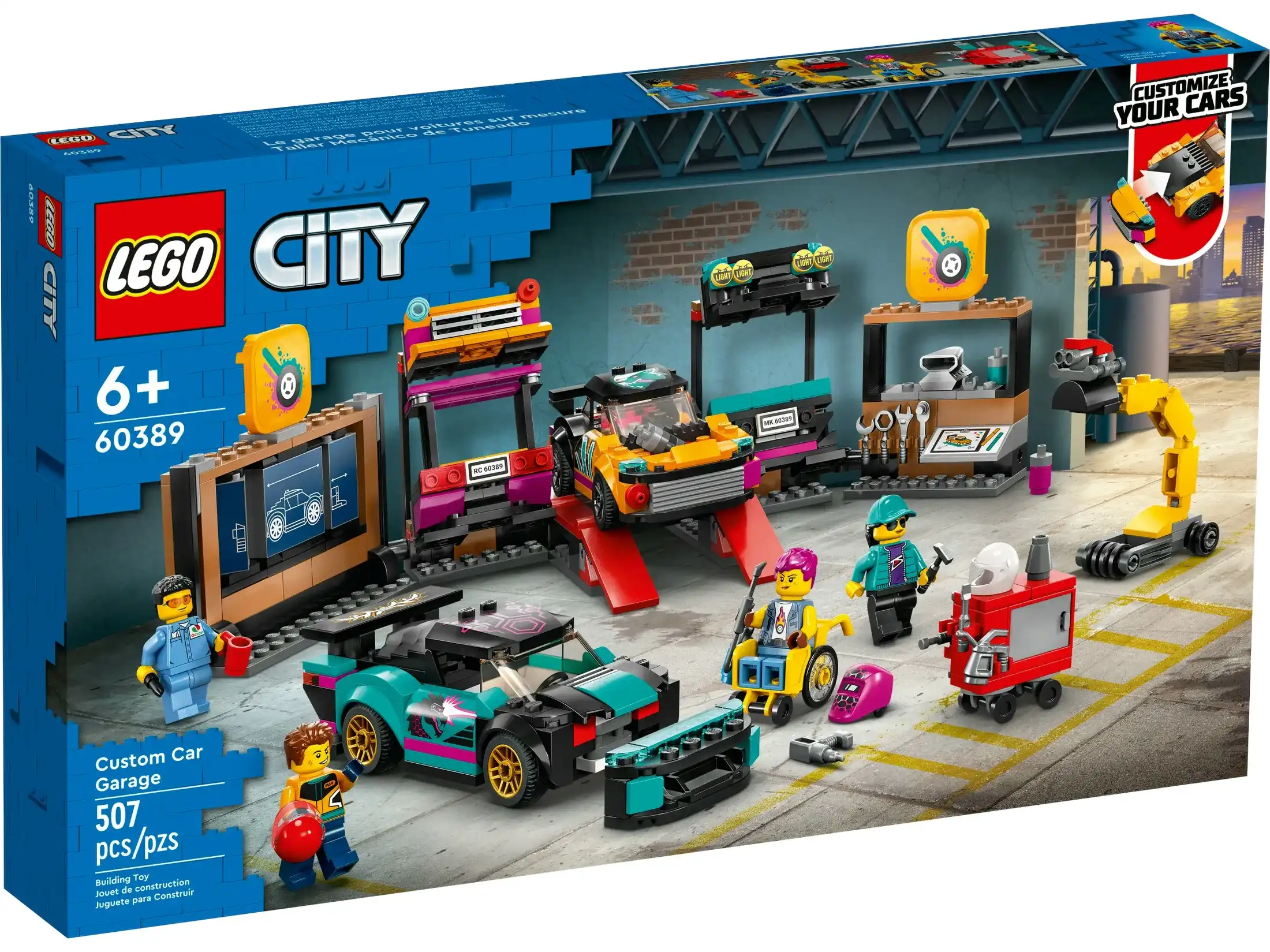 LEGO 60389 Custom Car Garage - City
