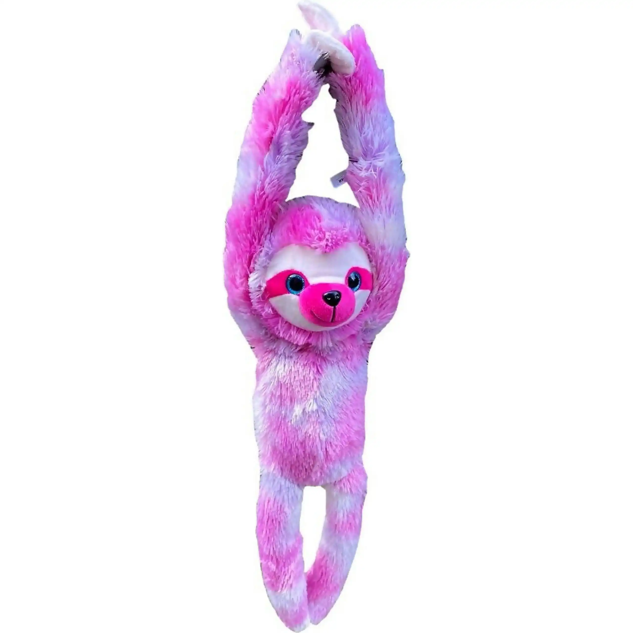 Cotton Candy - Plush Poppy Hanging Sloth Pink