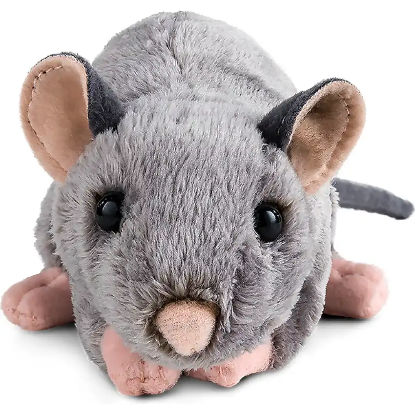 Living Nature - Rat With Squeak 18cm Plush