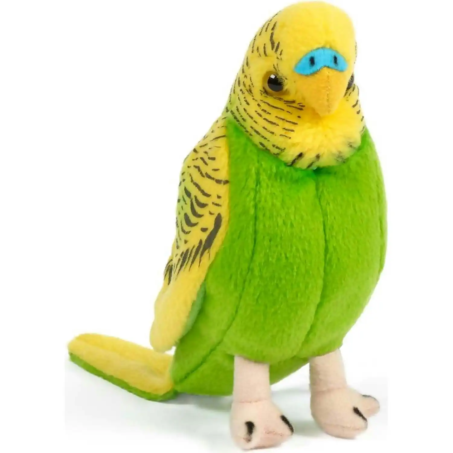 Living Nature - Yellow Budgerigar With Sound 11cm Plush