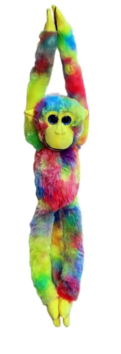 Cotton Candy - Plush Matilda Rainbow Hang Monkey