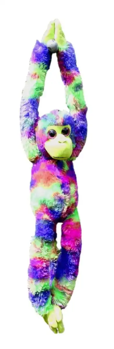 Cotton Candy - Plush Arthur Purple Multicolor Hang Monkey