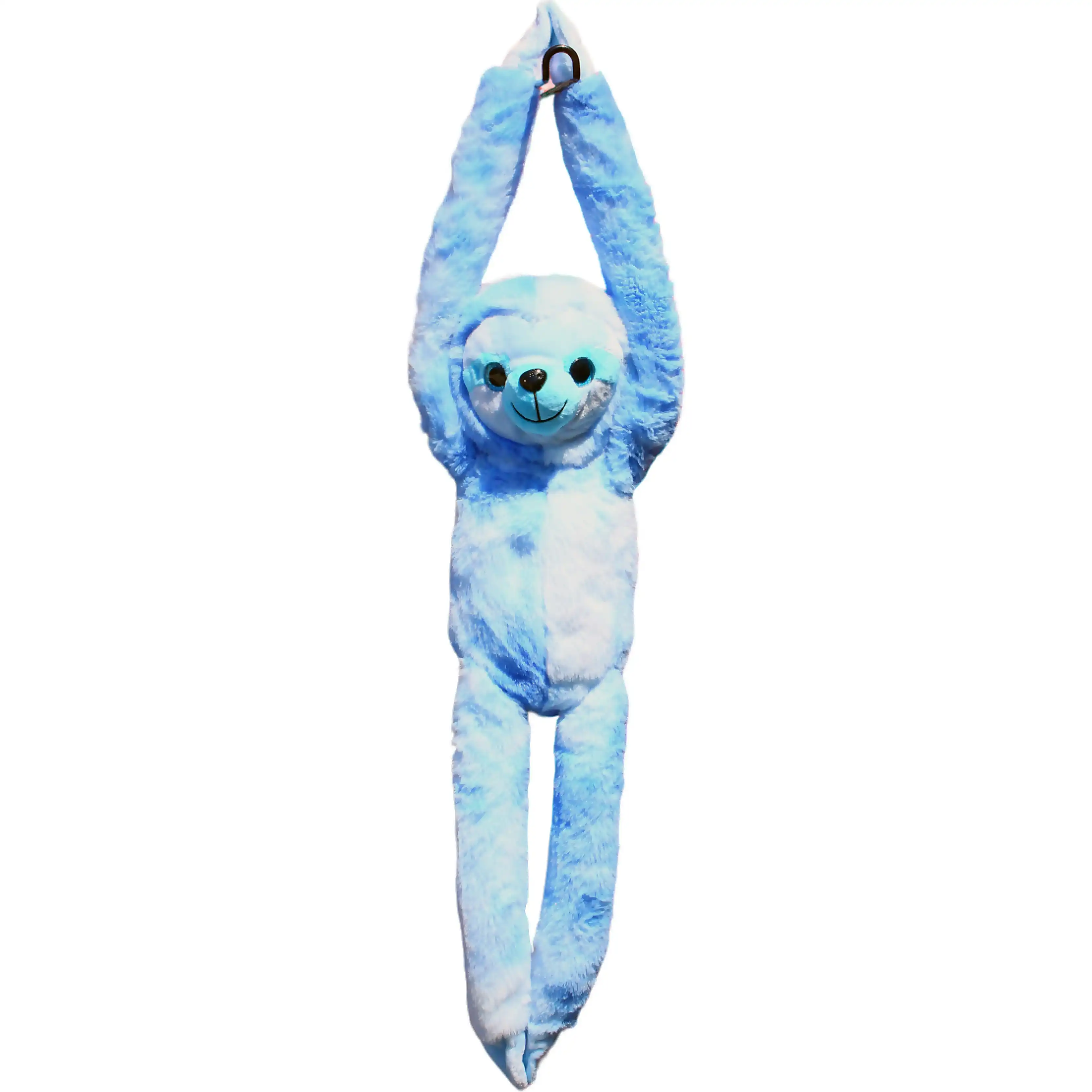 Cotton Candy - Plush Leo Hanging Sloth - Blue Multicolor