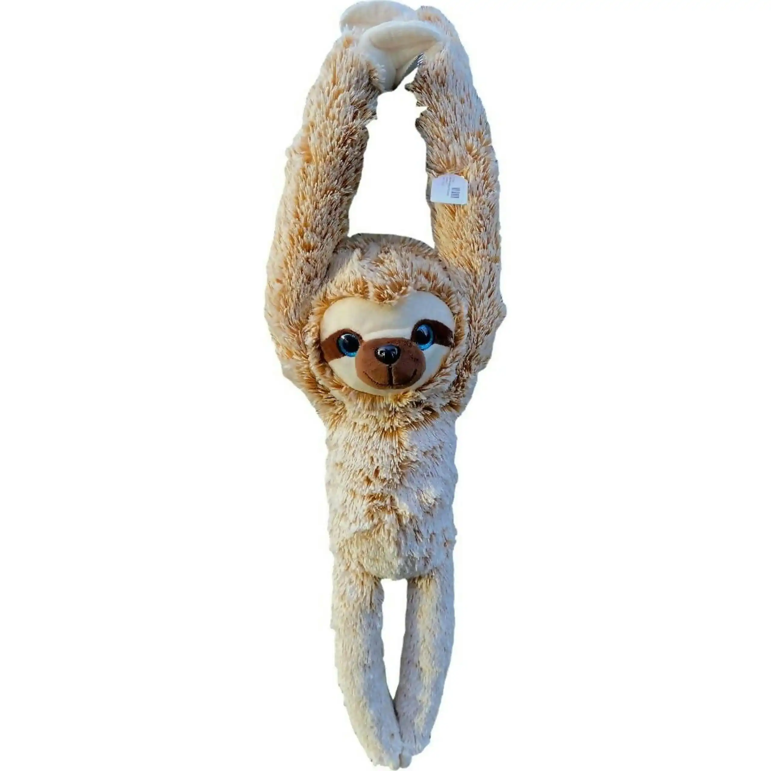 Cotton Candy - Plush Barkley Hanging Sloth - Brown