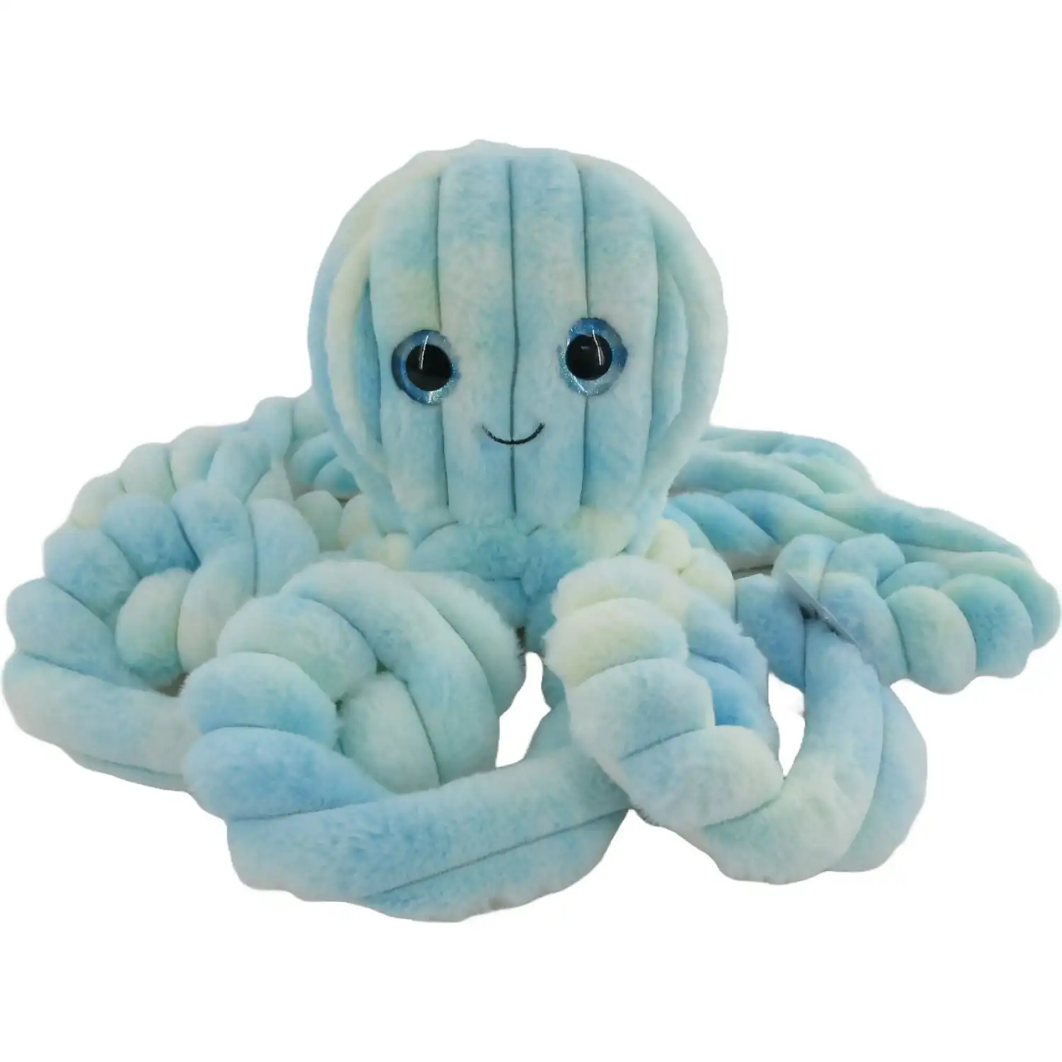 Cotton Candy - 50cm Tie-dyed Stetch Plush Octopus - Blue/Yellow