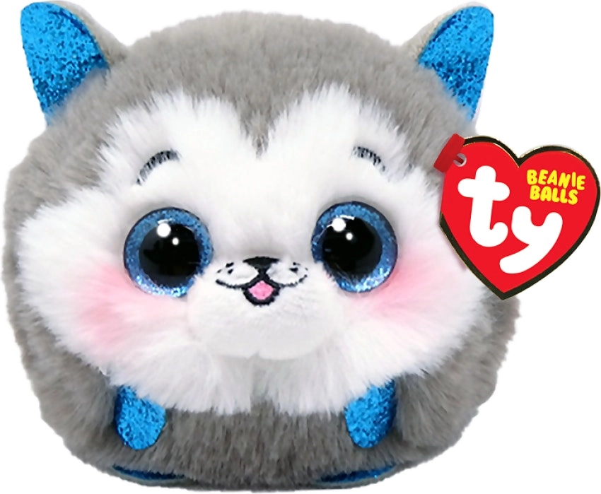 Ty Beanie Boos Balls - Slush Grey Husky - Puffies