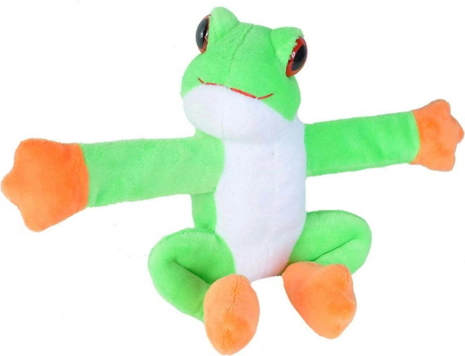 Wild Republic - Huggers Red Eyed Tree Frog 8-inch - Plush