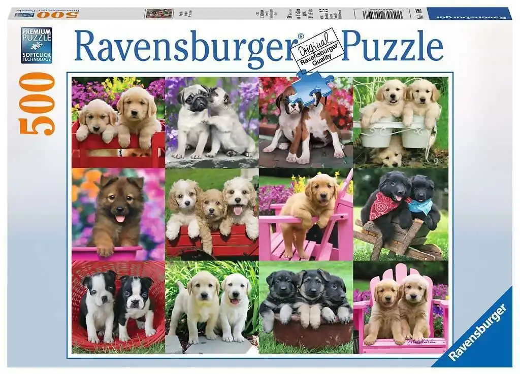 Ravensburger - Puppy Pals Jigsaw Puzzle 500 Pieces