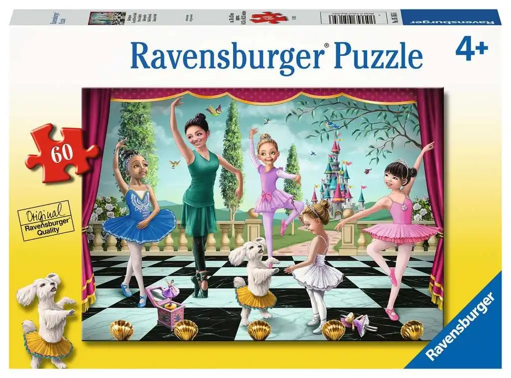 Ravensburger - Ballet Rehearsal Jigsaw Puzzle 60 Pieces