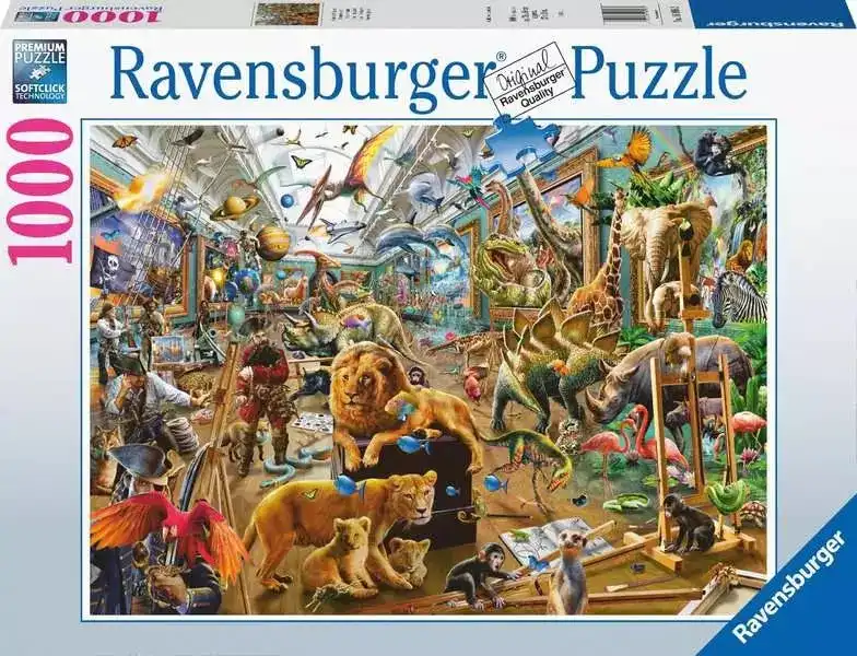 Ravensburger - Chaos In The Gallery Jigsaw Puzzle 1000 Pieces