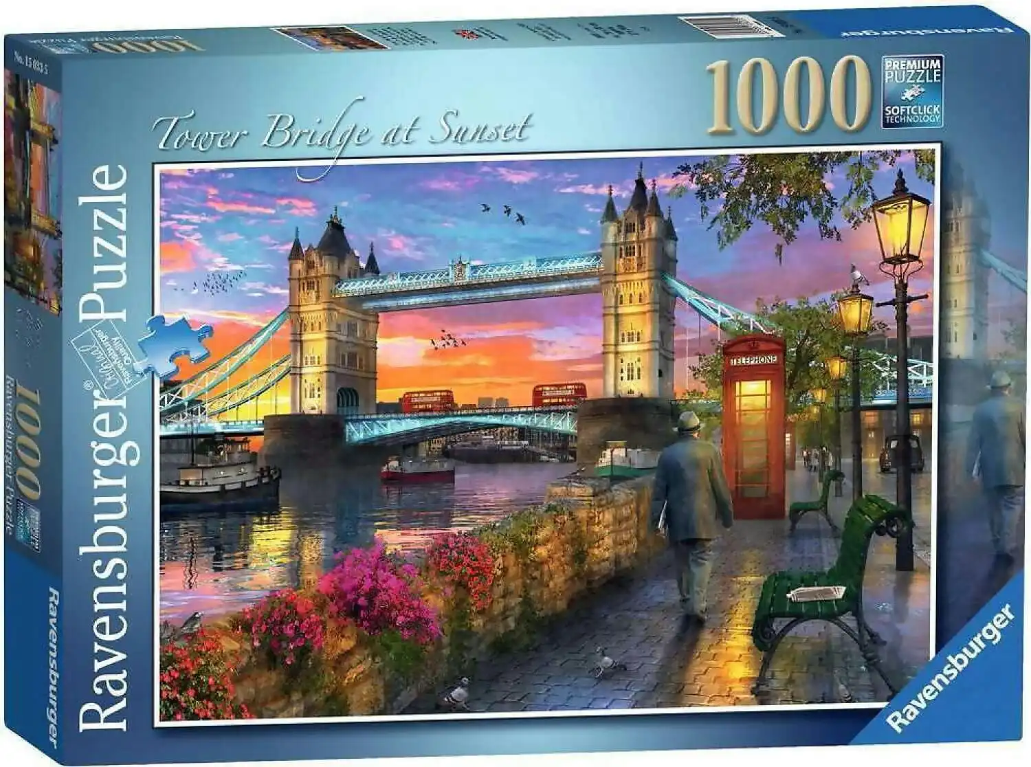 Ravensburger - Tower Bridge At Sunset Jigsaw Puzzle 1000 Pieces