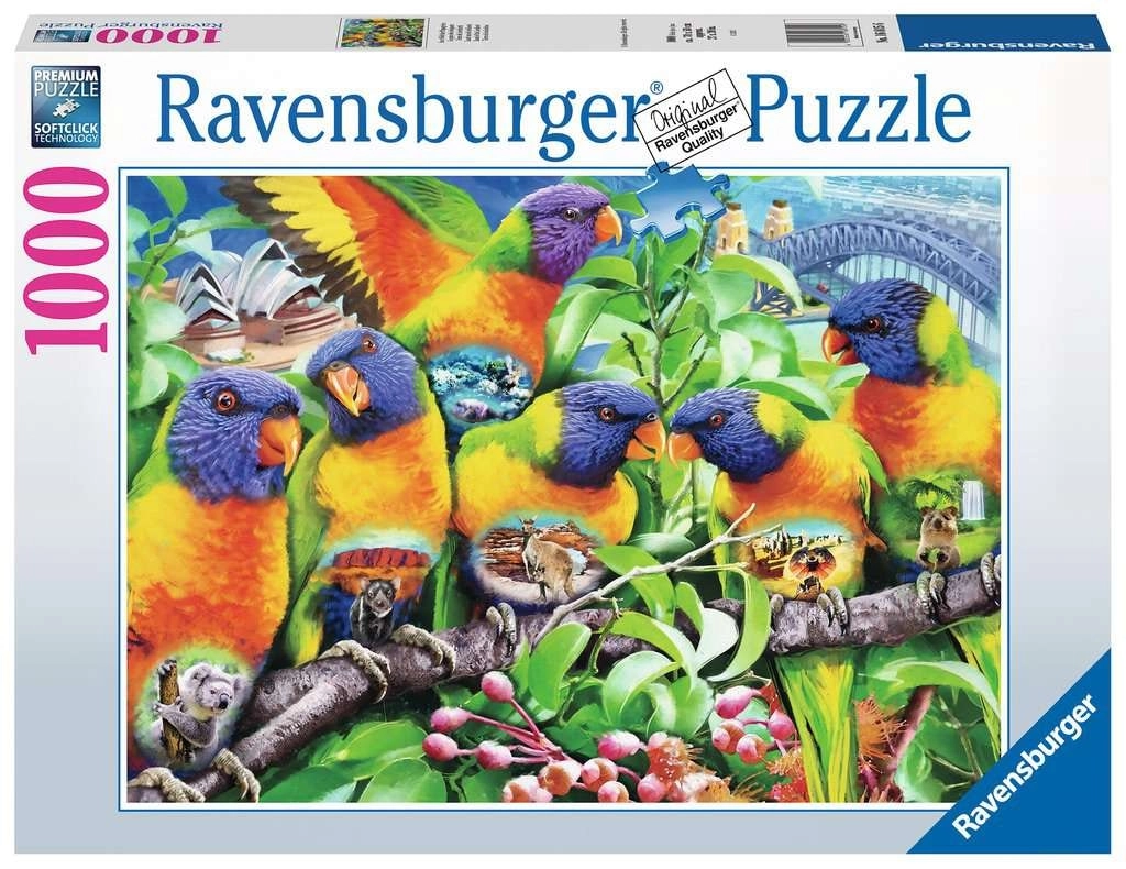 Ravensburger - Land Of The Lorikeet Jigsaw Puzzle 1000 Pieces