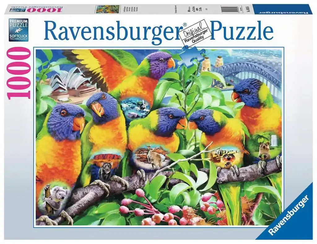 Ravensburger - Land Of The Lorikeet Jigsaw Puzzle 1000 Pieces