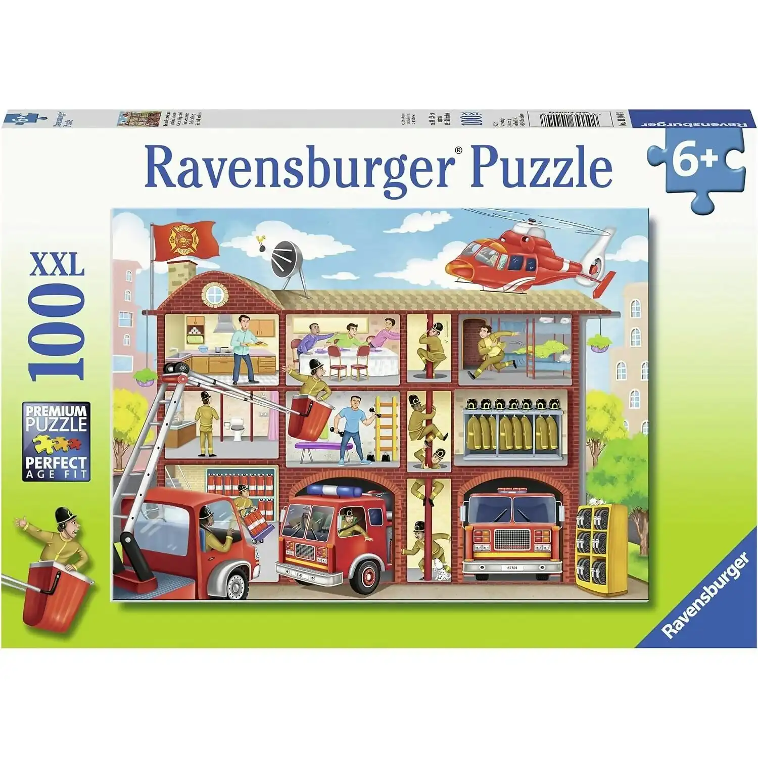 Ravensburger - Firehouse Frenzy Jigsaw Puzzle 100pc