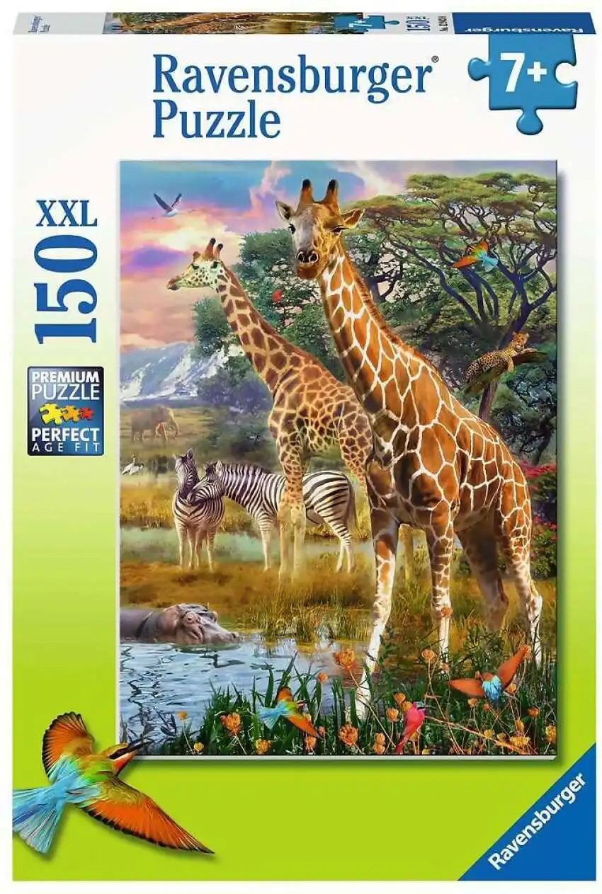 Ravensburger - Giraffes In The Colourful African Savannah Jigsaw Puzzle 150 Pieces