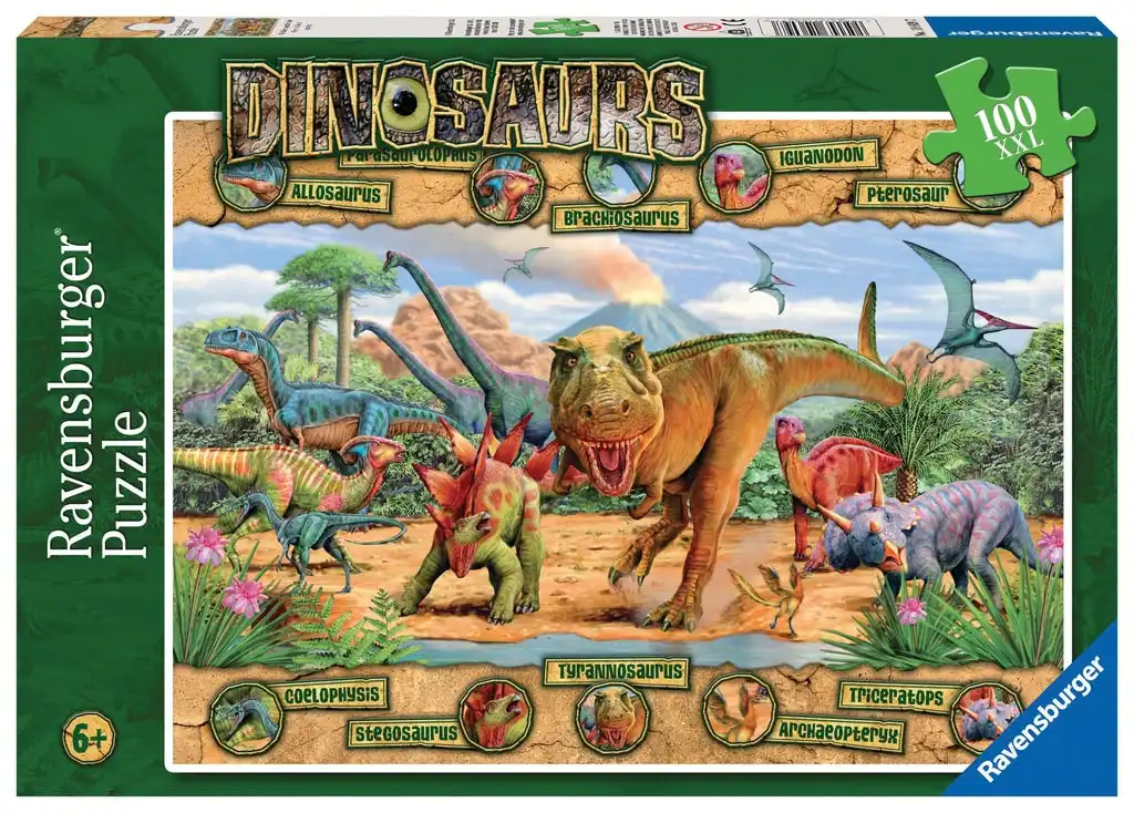 Ravensburger - Dinosaurs Jigsaw Puzzle 100 Pieces