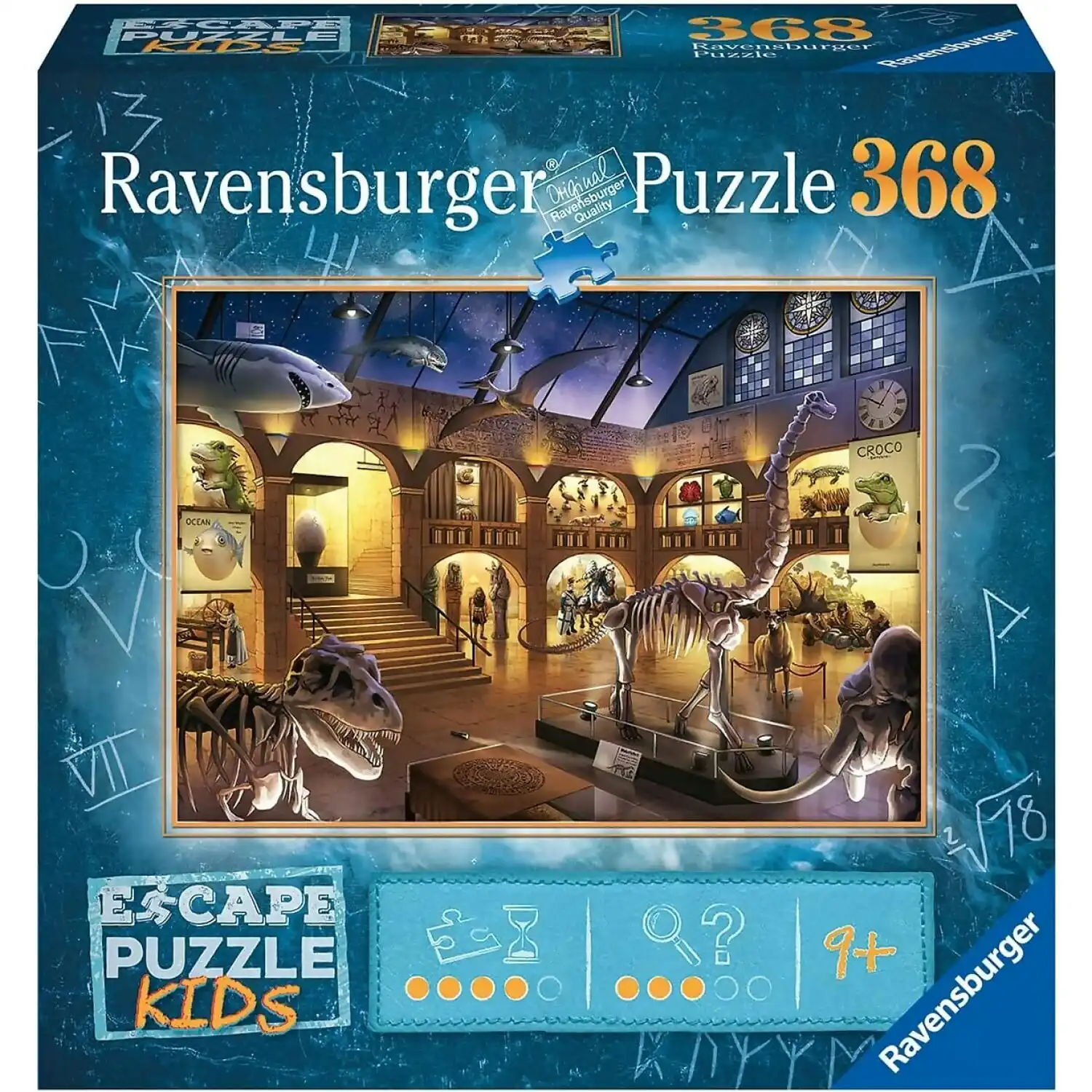 Ravensburger - Kids Escape Museum Mysteries Jigsaw Puzzle Game 368pc