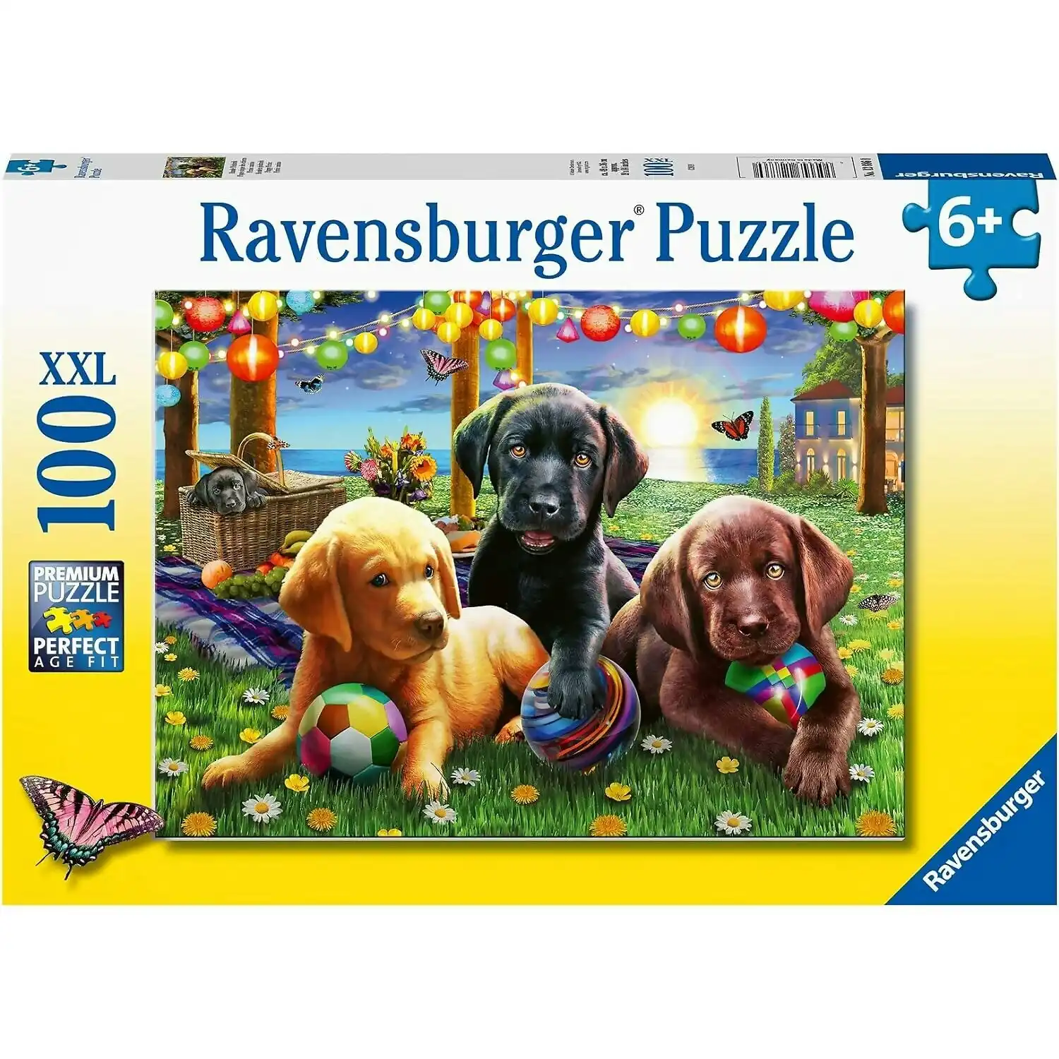 Ravensburger - Puppy Picnic Jigsaw Puzzle 100pc