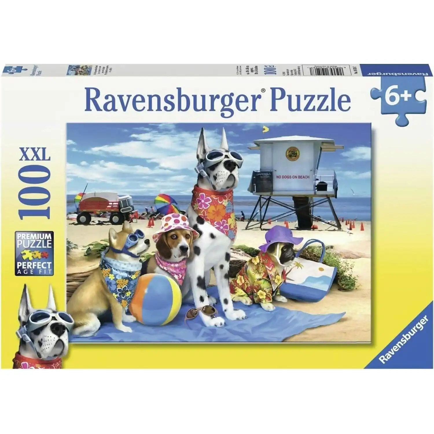 Ravensburger - No Dogs On The Beach Jigsaw Puzzle Xxl 100pc