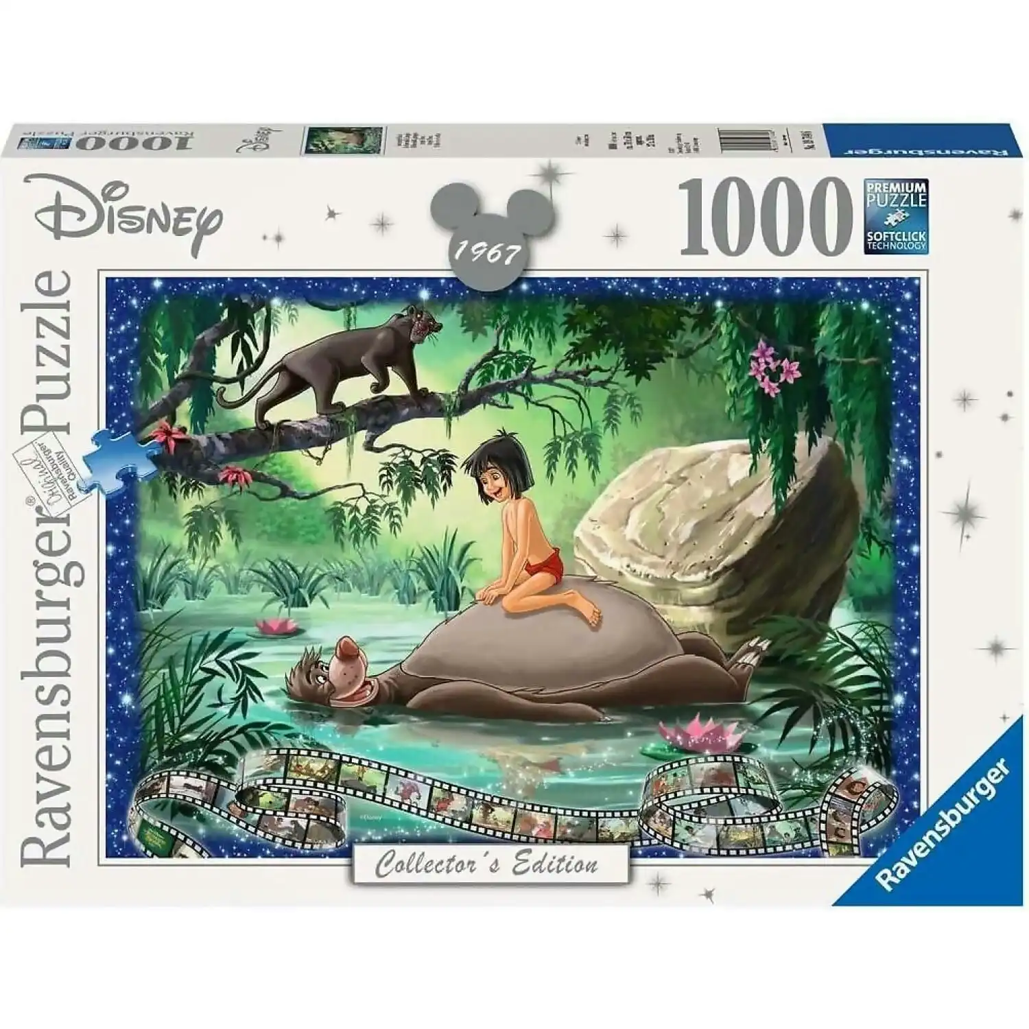 Ravensburger - Disney Jungle Book 1967 Disney Moments Collectors Edition Jigsaw Puzzle 1000pc