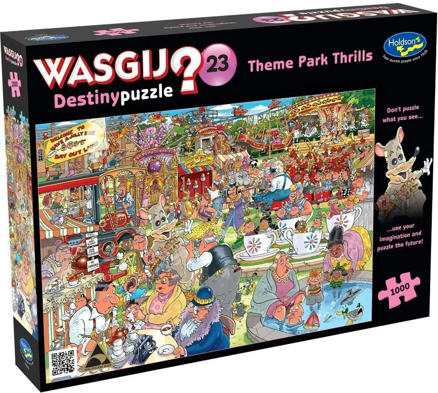Wasgij - Destiny 23 -Theme Park Thrills - Holdson Jigsaw Puzzle 1000 Pieces