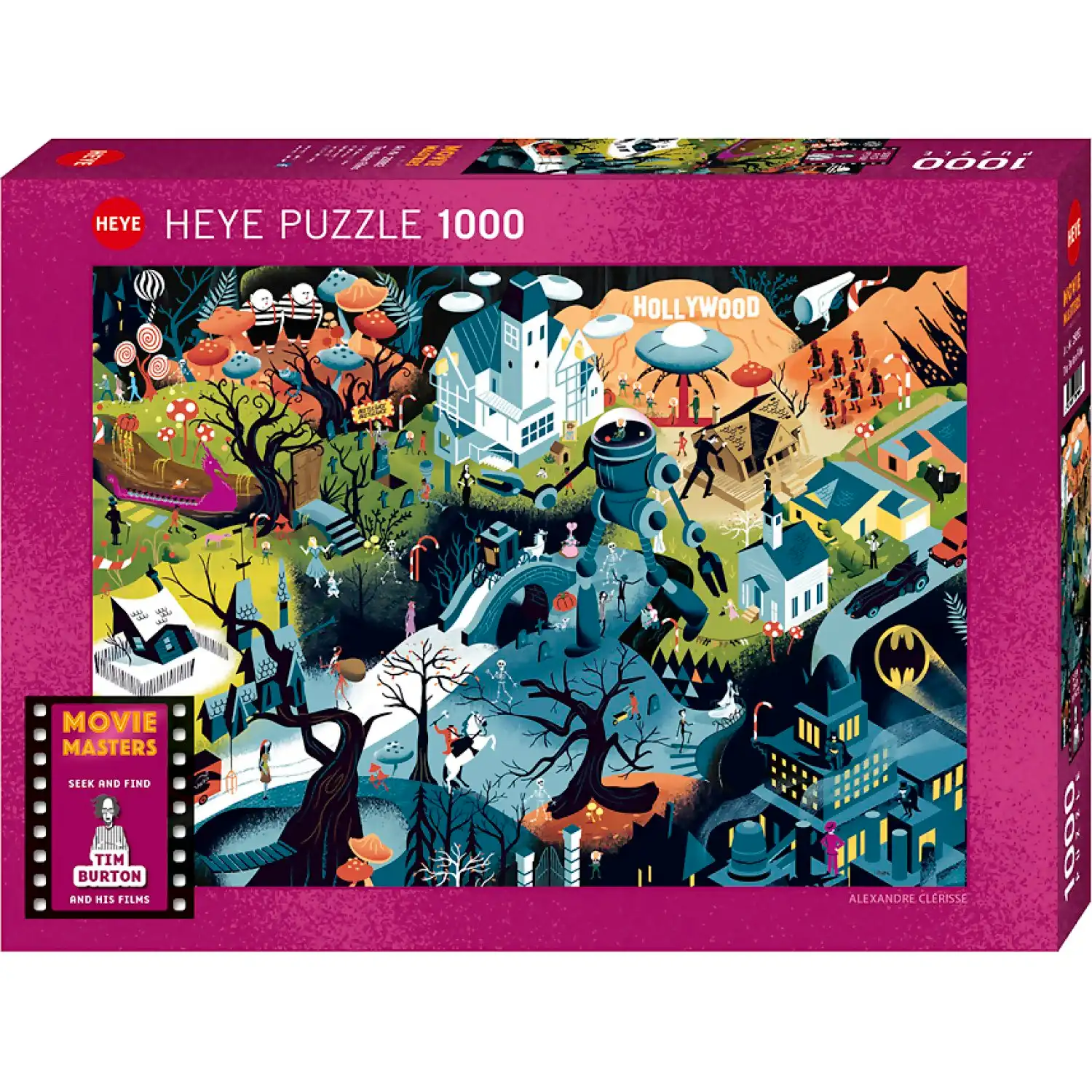 Heye - Movie Masters Tim Burton Films Jigsaw Puzzle 1000pc