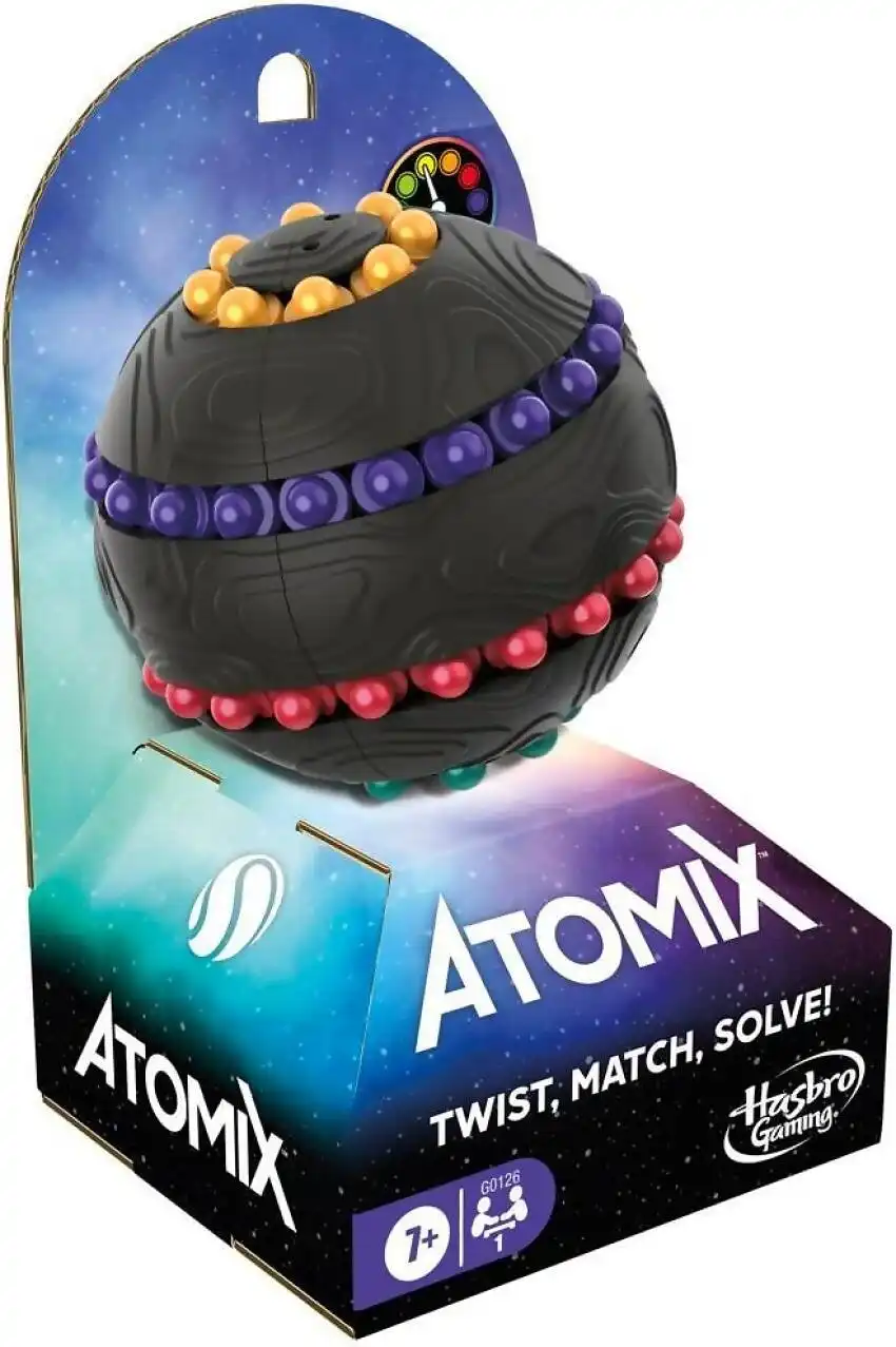 Atomix - Game Brainteaser Puzzle Sphere For 1 Player Fidget Toys For Ages 7+ - Hasbro