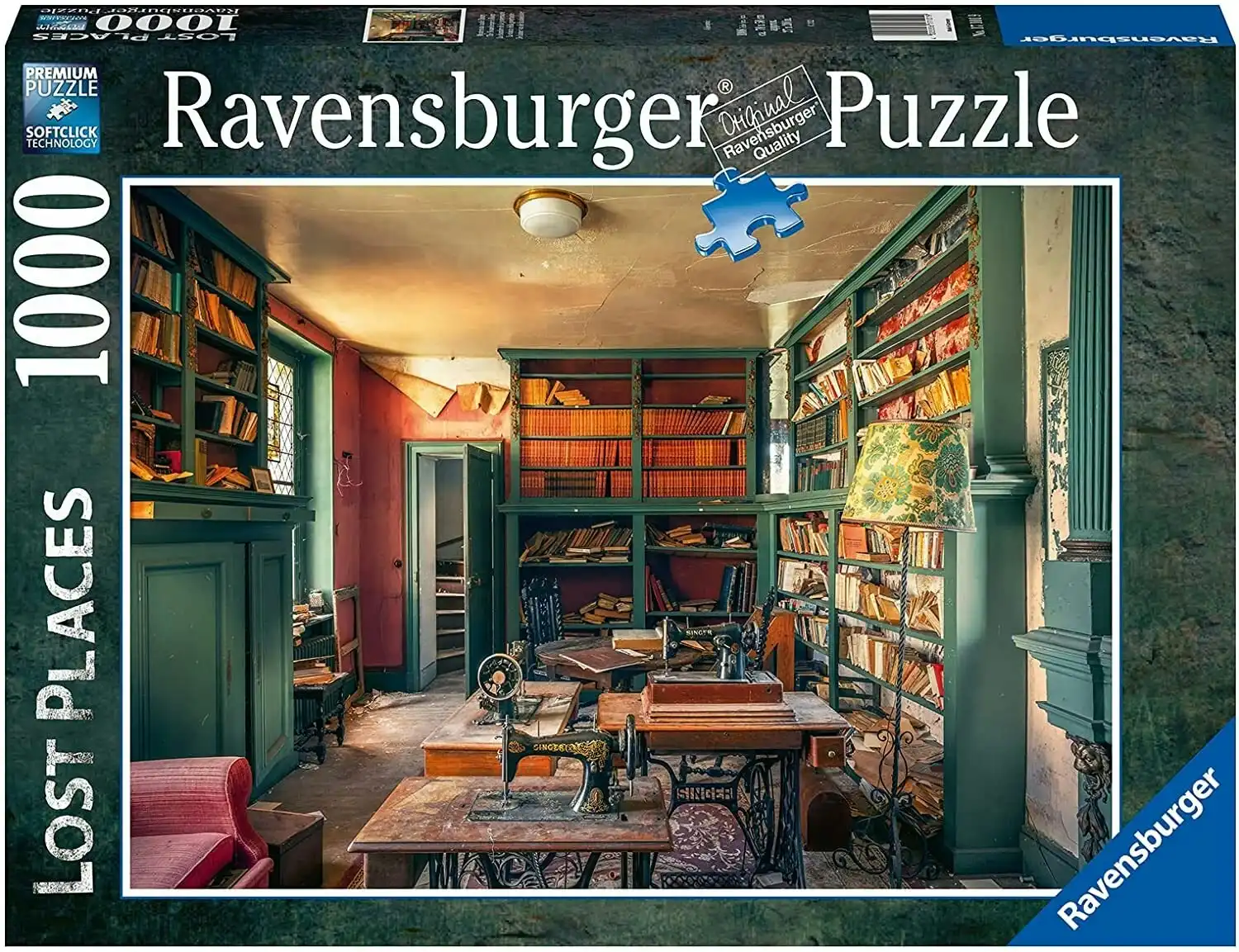 Ravensburger - Lost Place Singer Library Jigsaw Puzzle 1000 Pieces