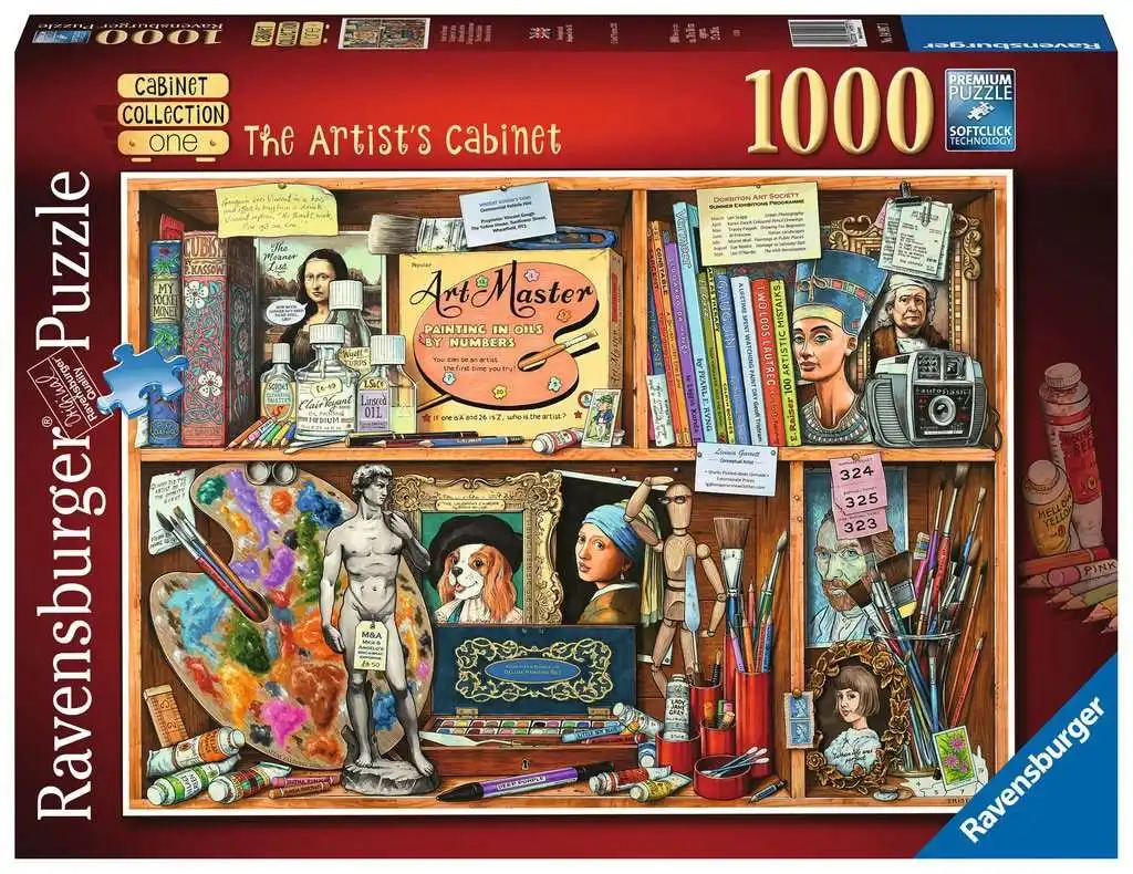 Ravensburger - The Artist's Cabinet Jigsaw Puzzle 1000 Pieces