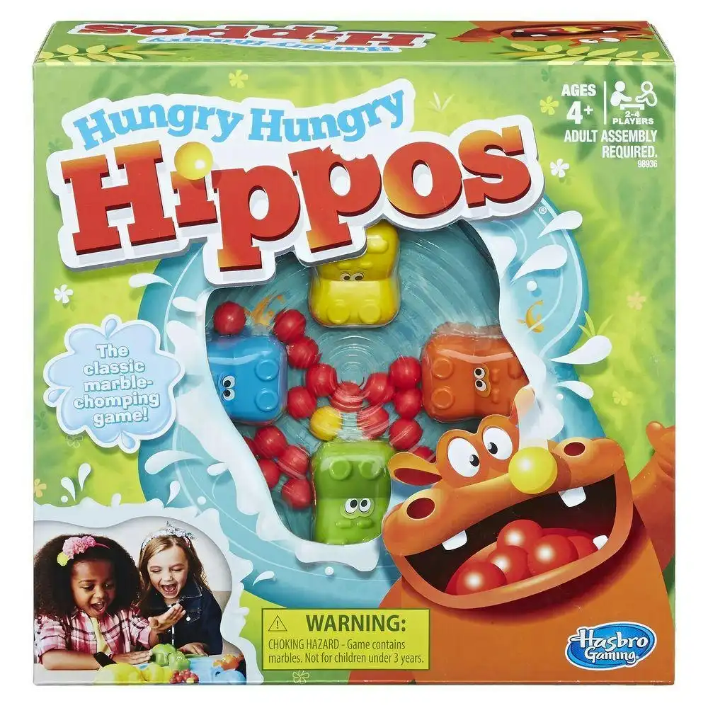 Hungry Hungry Hippos Chomping Marble Game