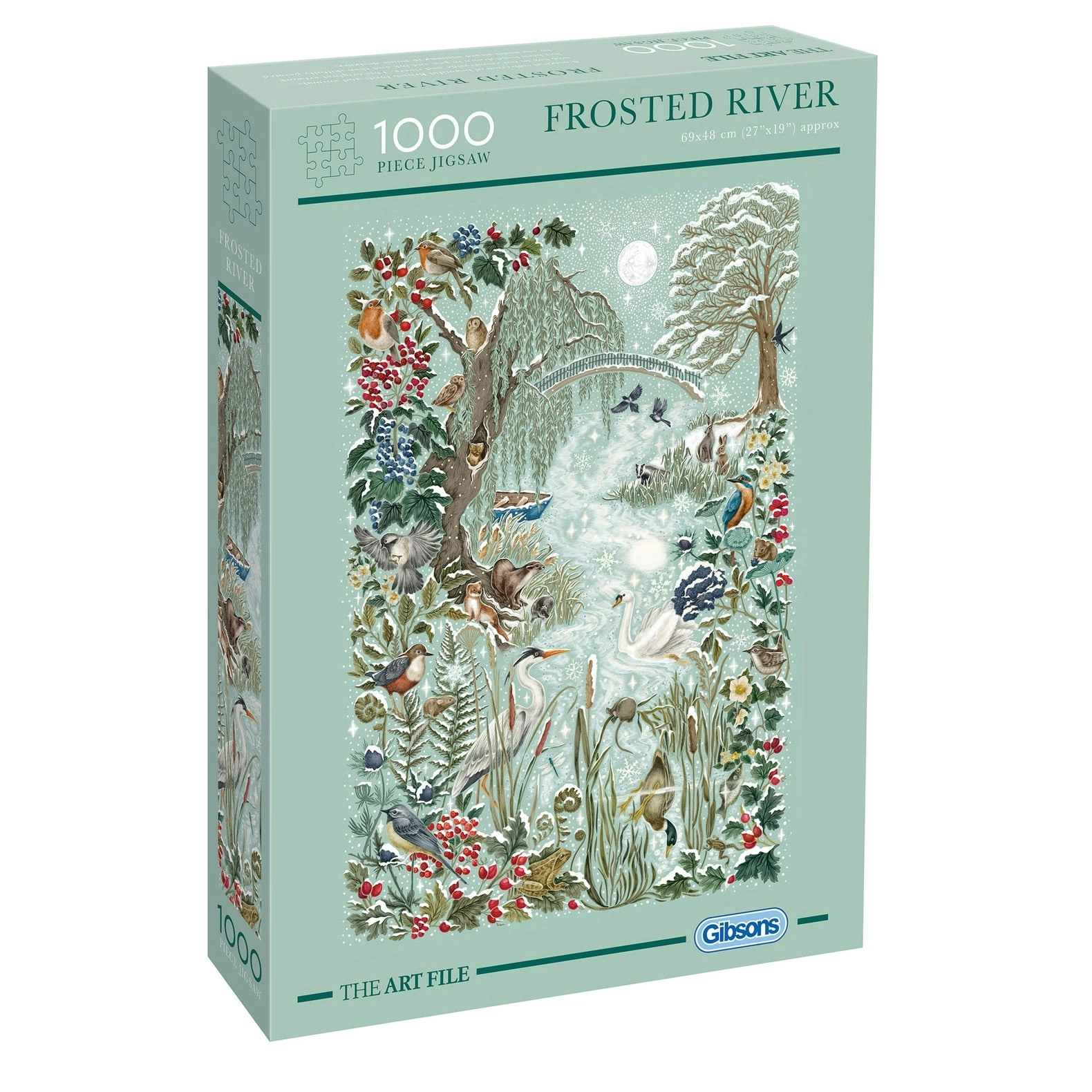 Gibsons - The Art File Frosted River - Jigsaw Puzzle 1000pc