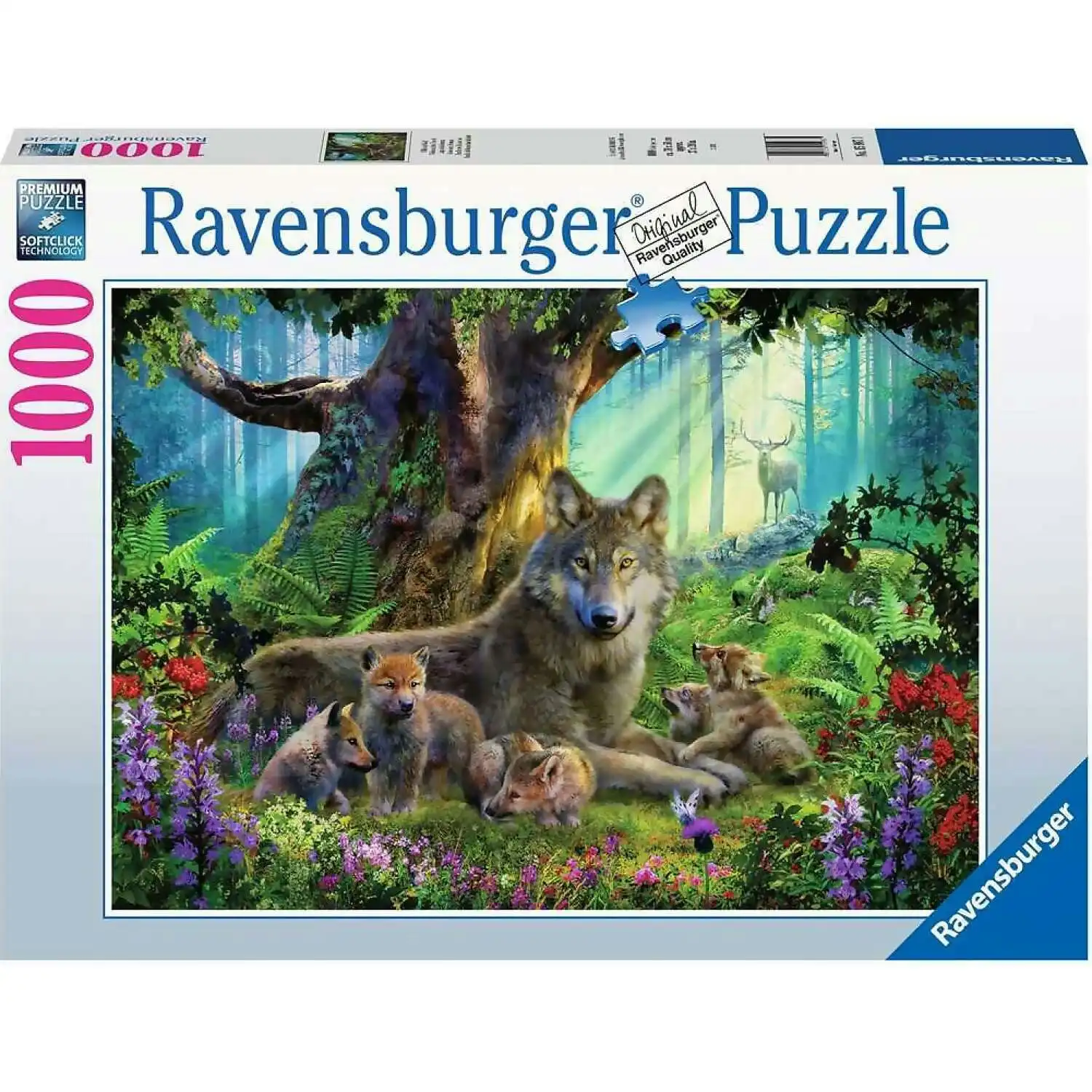 Ravensburger - Wolves In Forest Jigsaw Puzzle 1000pc