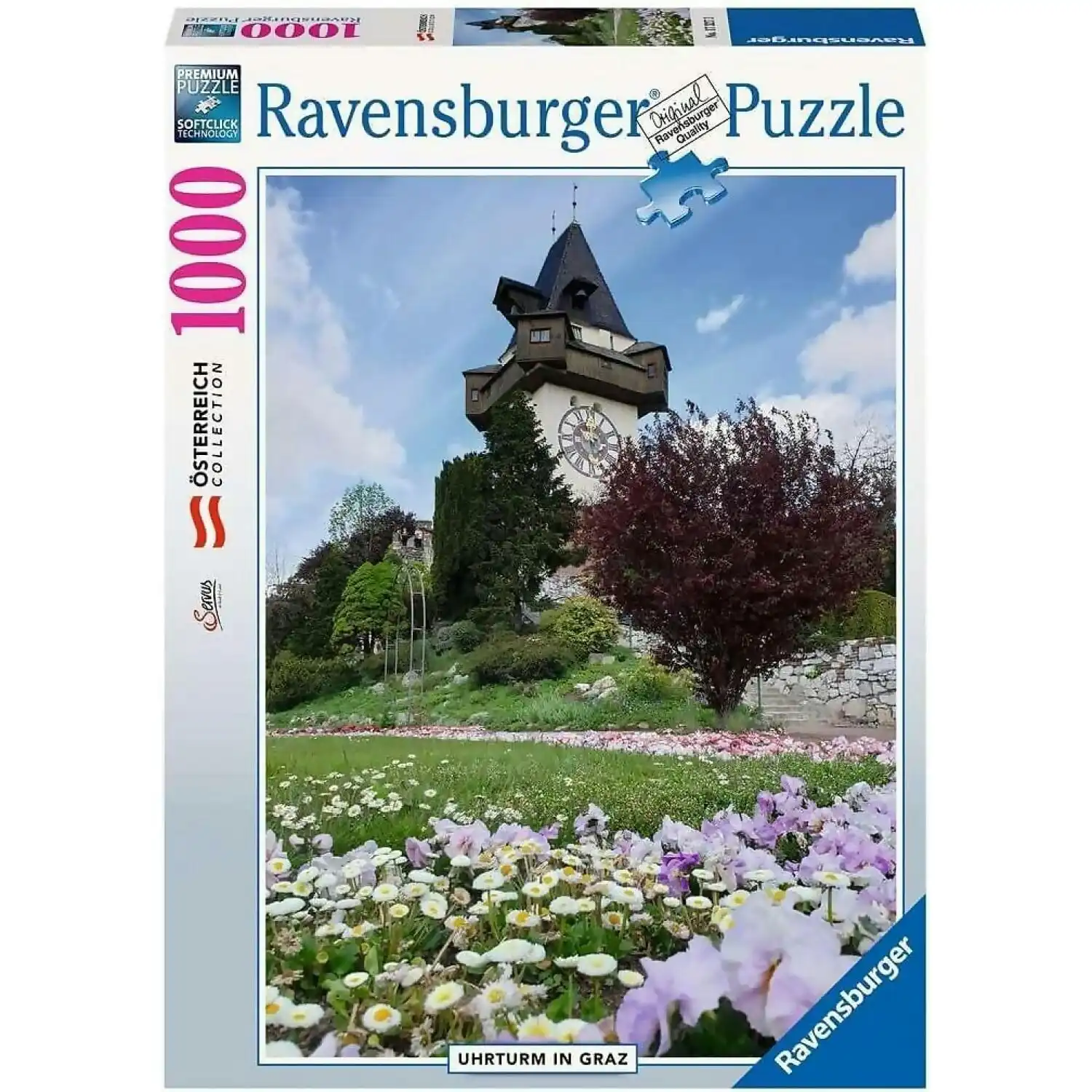 Ravensburger - Uhrturm In Graz Jigsaw Puzzle 1000pc