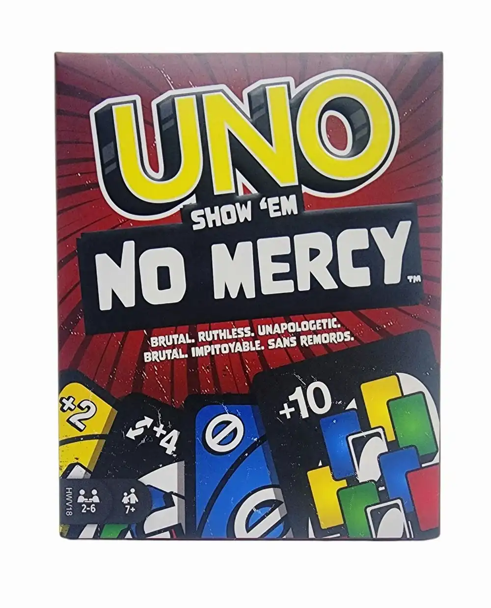 Uno - Show ‘em No Mercy Card Game For Kids Adults & Family Night Parties And Travel