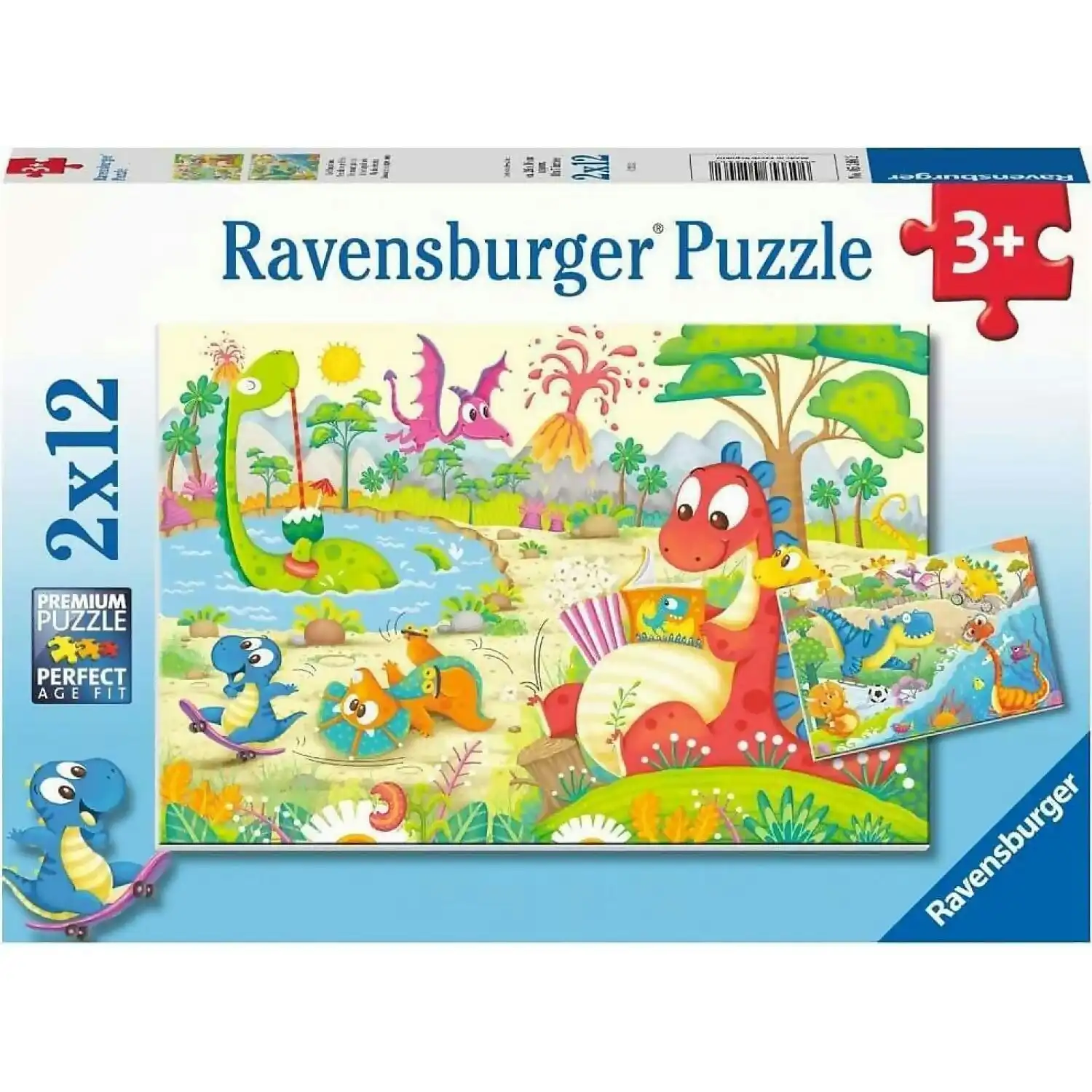 Ravensburger - My Dino Friends Jigsaw Puzzle 2 X 12pc