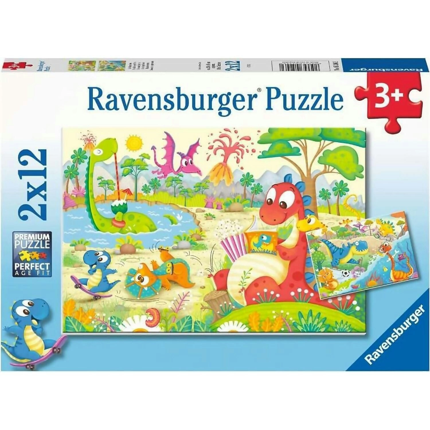 Ravensburger - My Dino Friends Jigsaw Puzzle 2 X 12pc