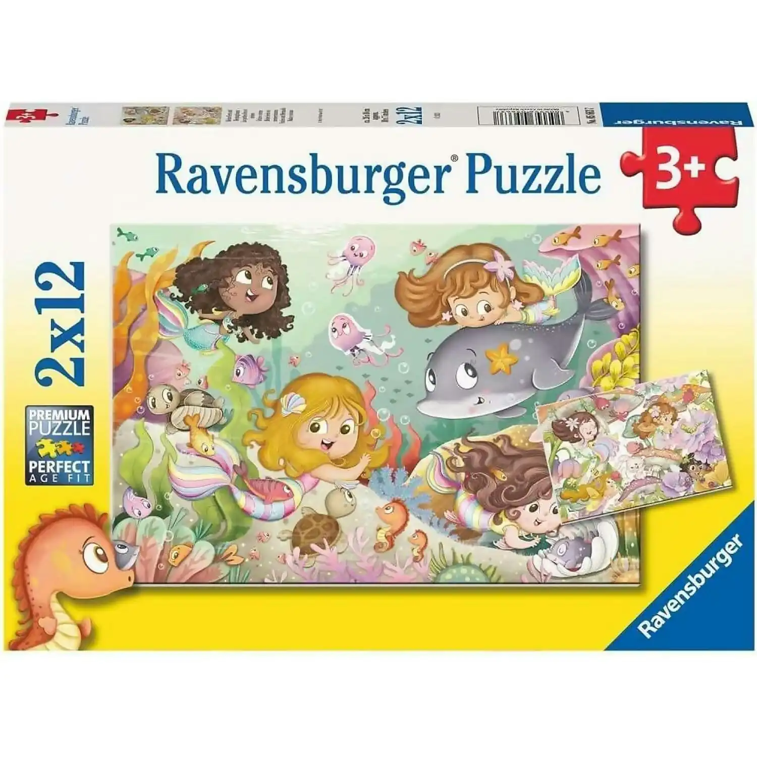 Ravensburger - Fairies And Mermaids Jigsaw Puzzle 2 X 12pc