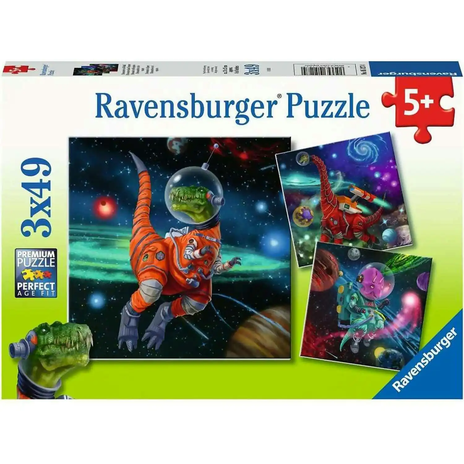 Ravensburger - Dinosaurs In Space Jigsaw Puzzle 3 x 49pc