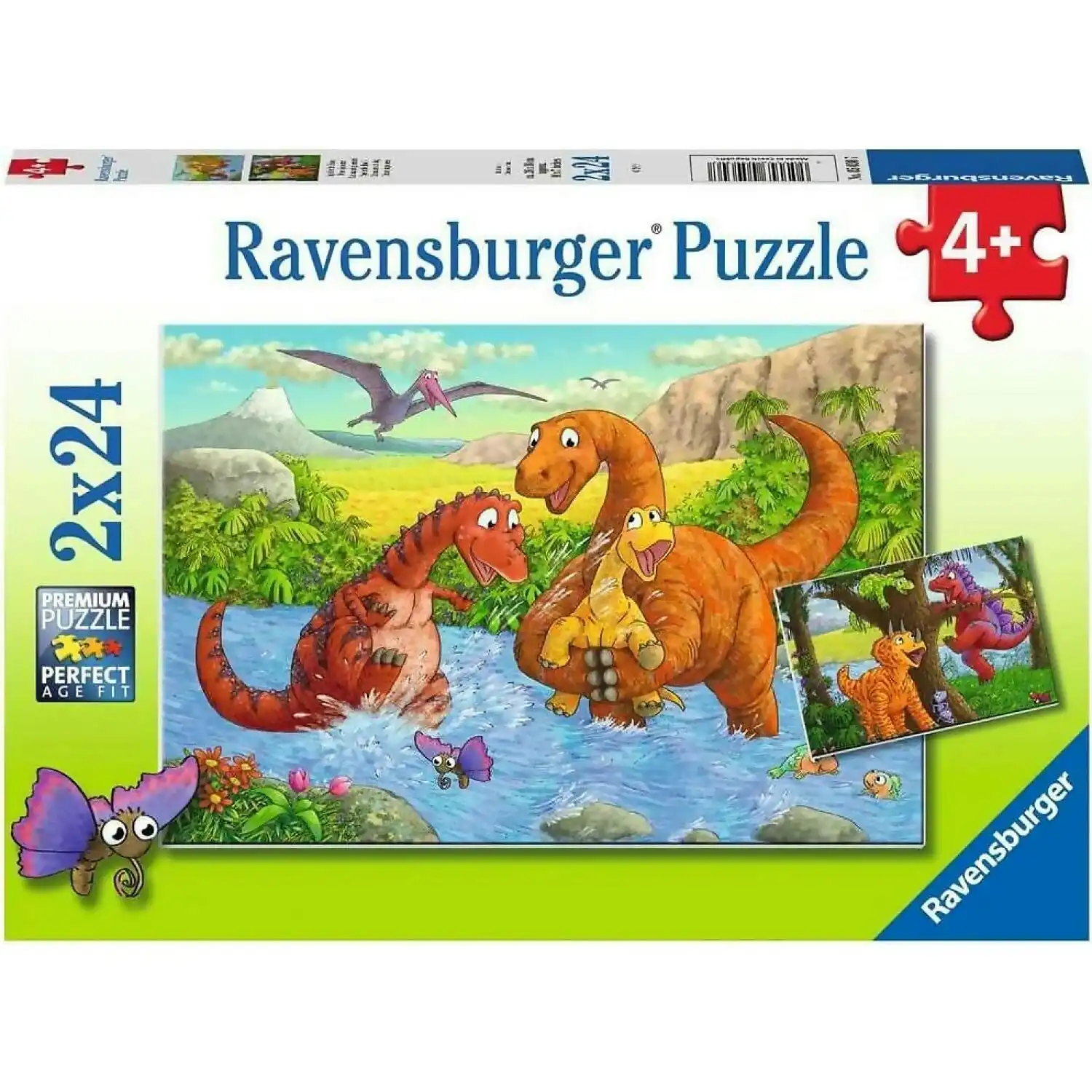 Ravensburger - Dinosaurs At Play Jigsaw Puzzle 2 X 24pc