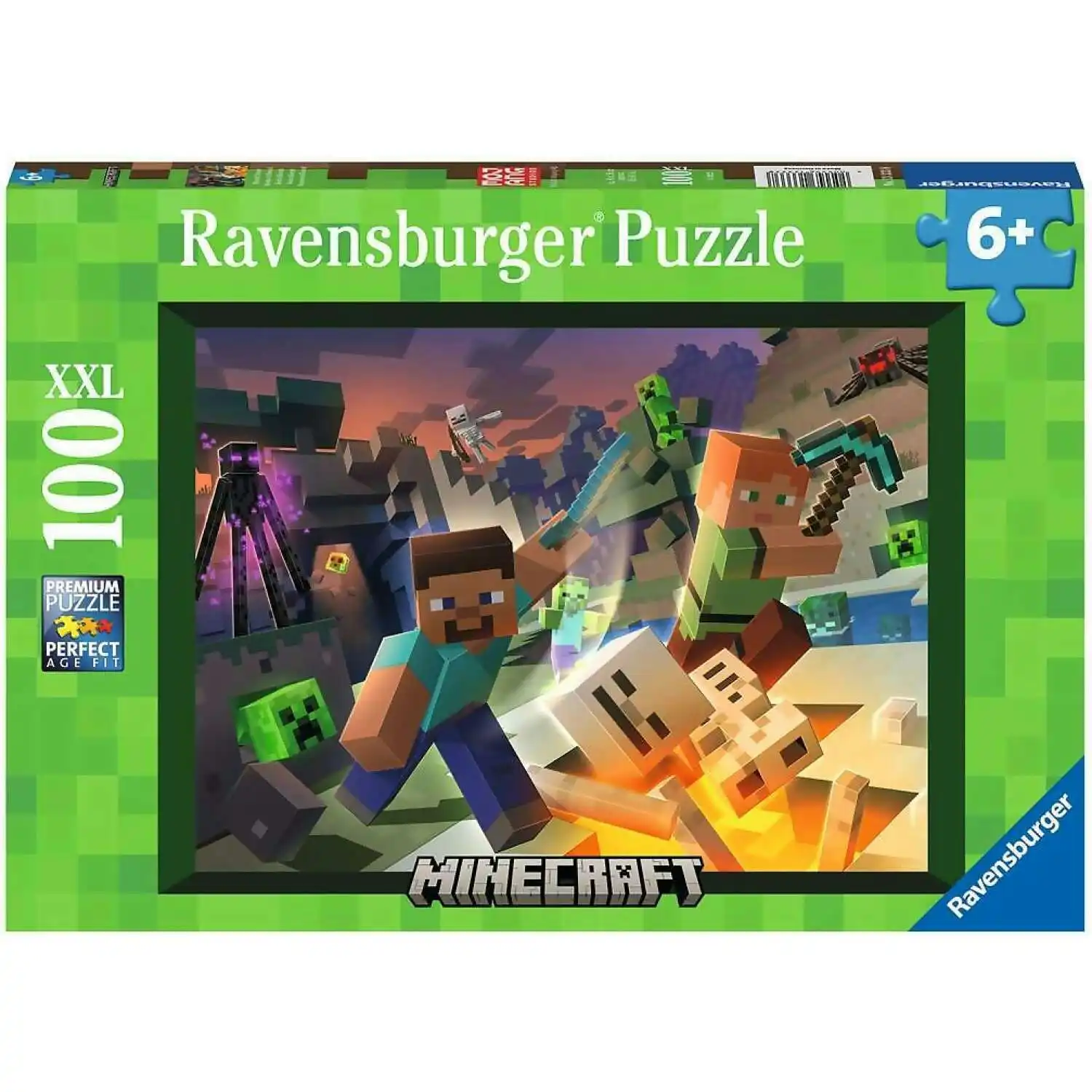 Ravensburger - Monster Minecraft Jigsaw Puzzle XXL 100pc