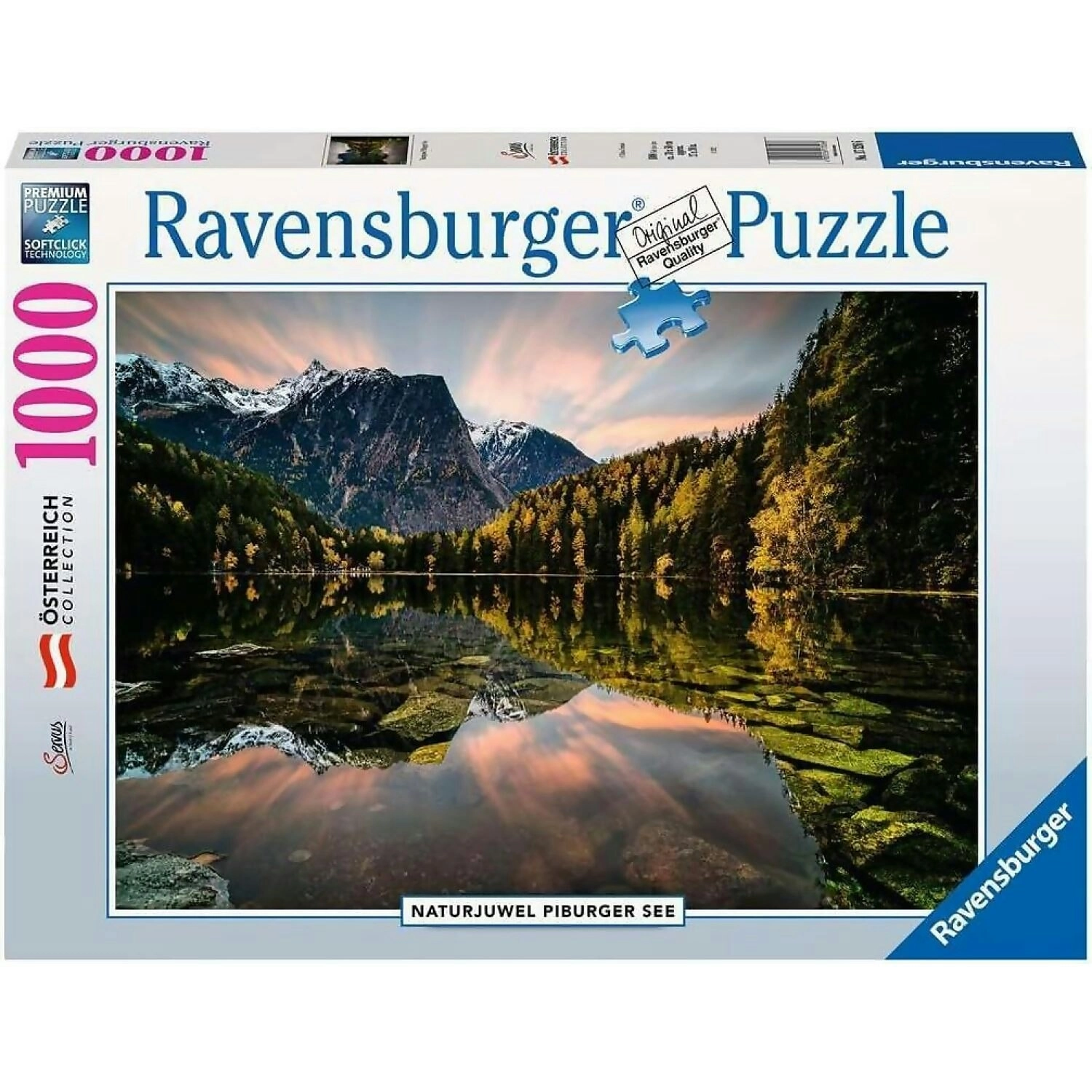 Ravensburger - Naturjuwel Piburger See Jigsaw Puzzle 1000pc