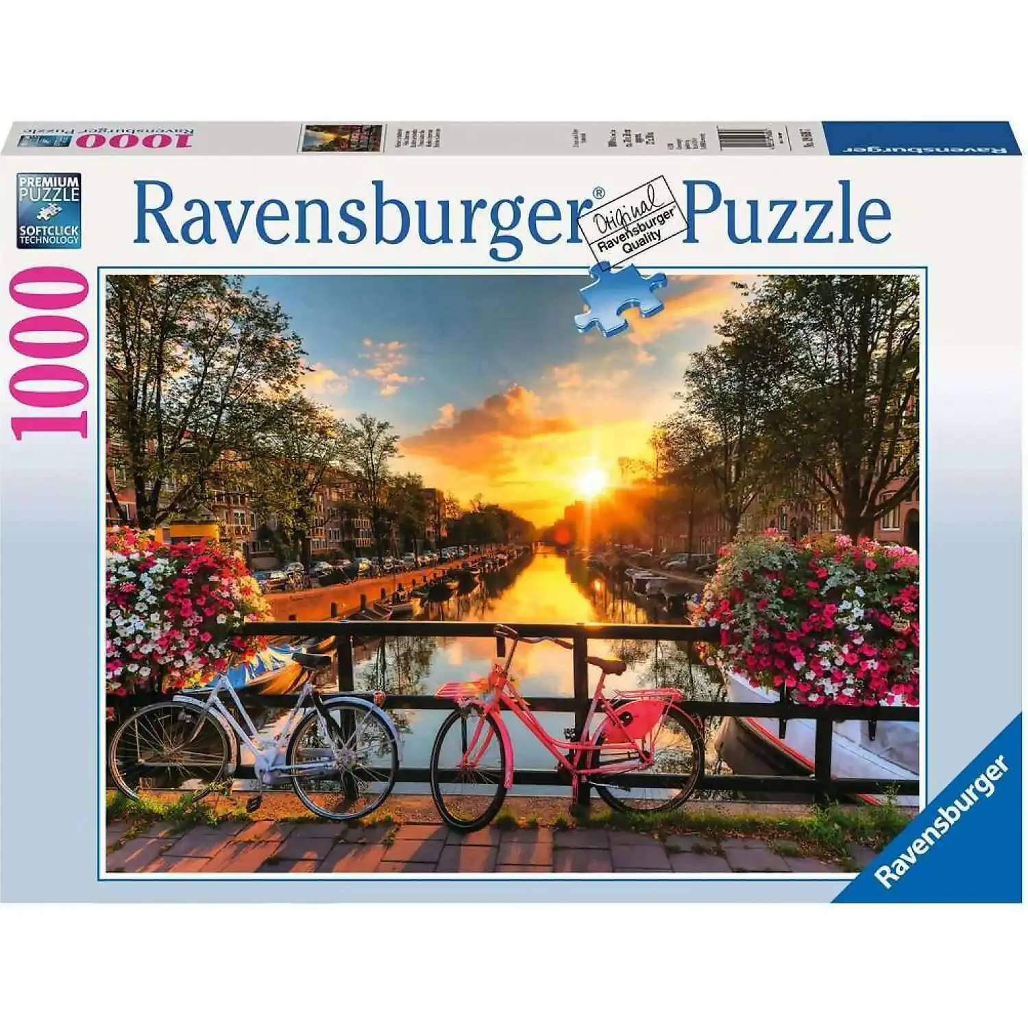 Ravensburger - Bicycles In Amsterdam Jigsaw Puzzle 1000pc