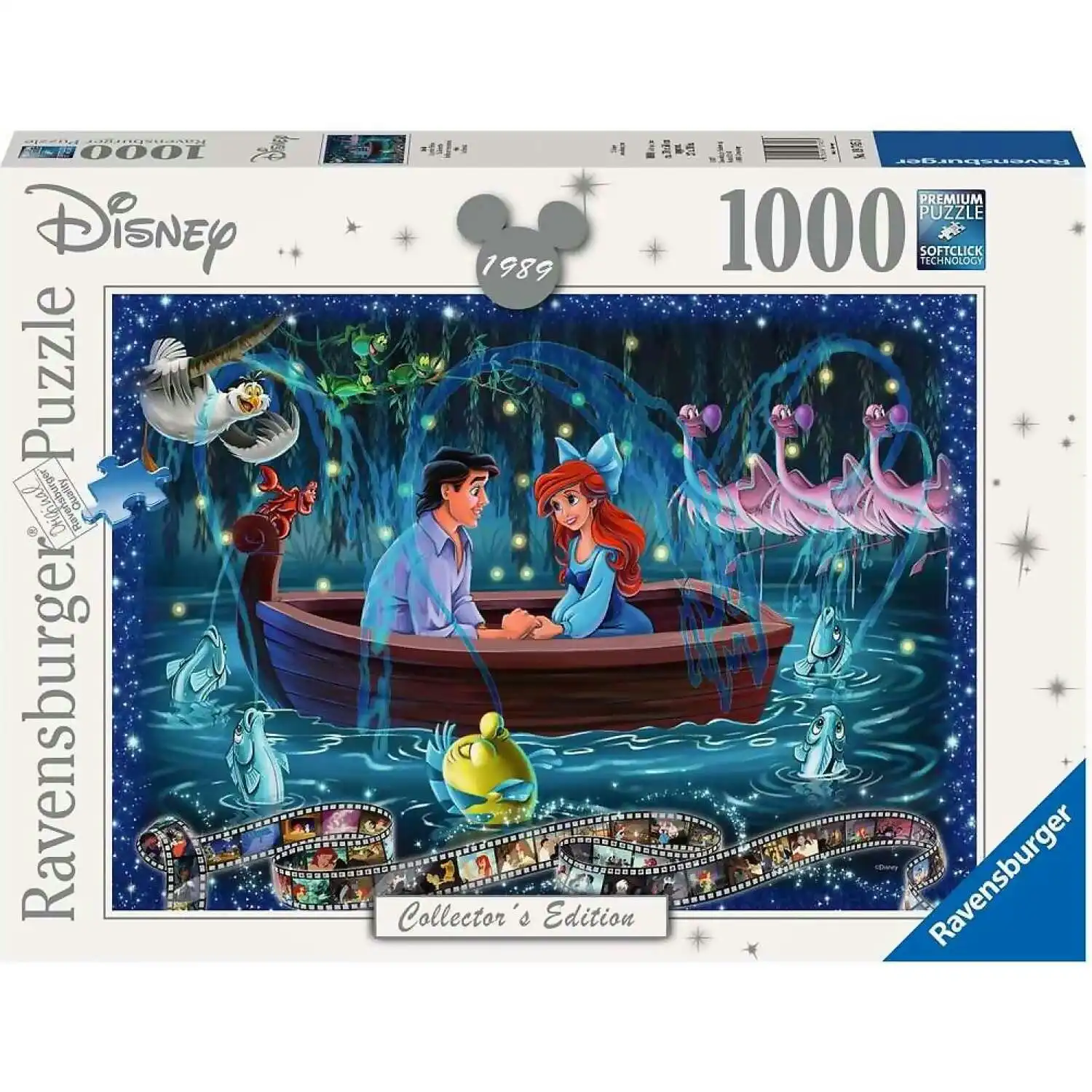 Ravensburger - The Little Mermaid Disney 1989 Jigsaw Puzzle 1000pc