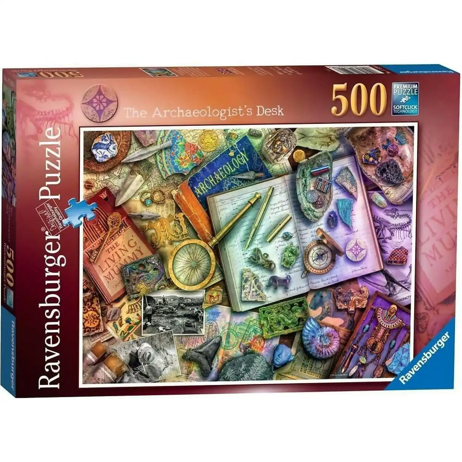 Ravensburger - The Archaeologist's Desk Jigsaw Puzzle 500pc