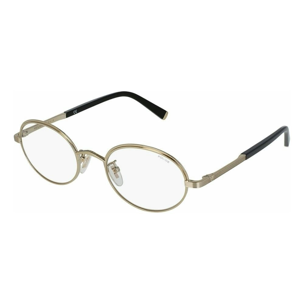 Police Eyewear Spla295008ff Men's Golden Metal Frame (  50 Mm)