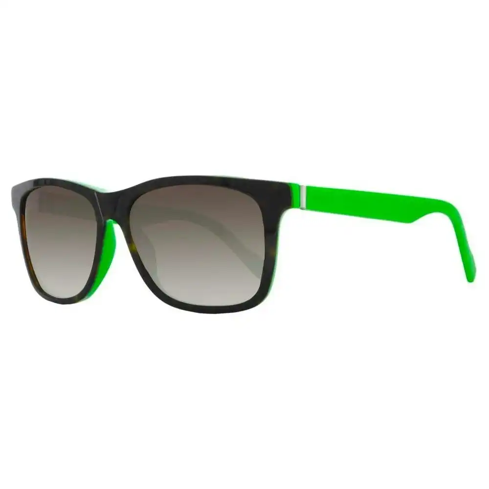 Boss Orange Mod. Boss Orange 0117_S Unisex Rover Sunglasses - Dark Grey Lens & Green Frame Wayfarer Shades